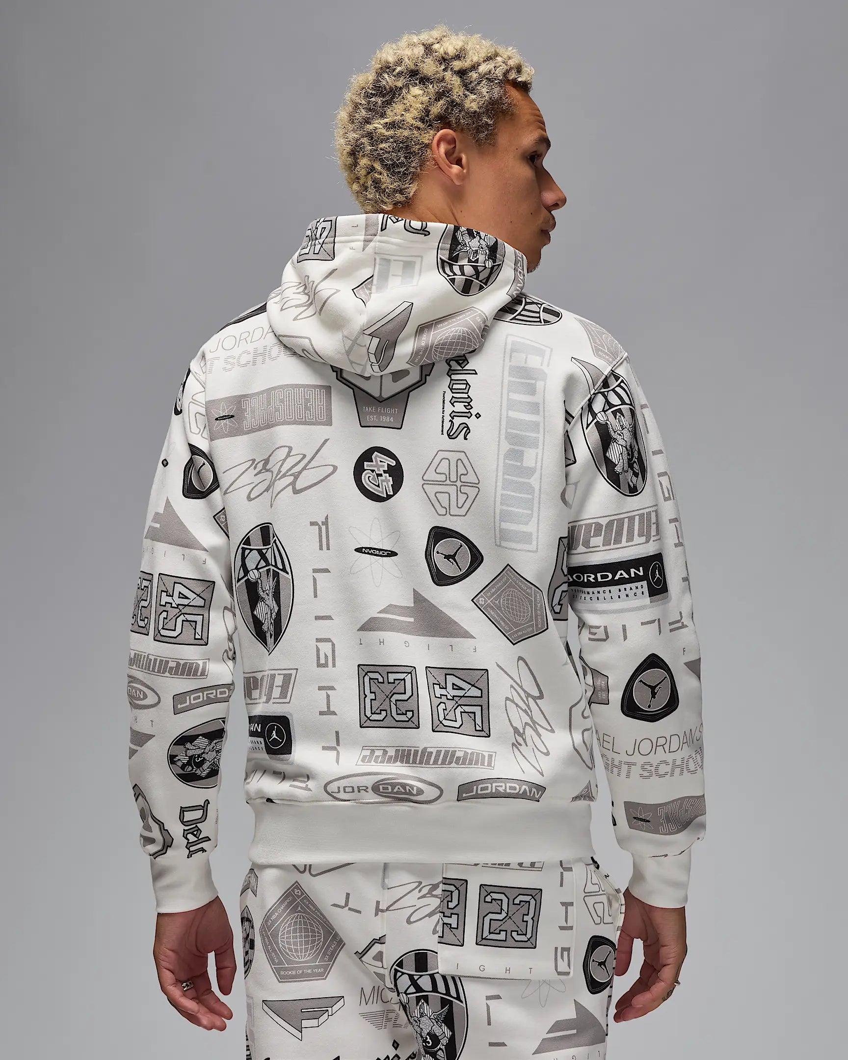 Image of Мъжки Суитшърт NIKE M J ESS AOP FLC PO - Ballistic-sport