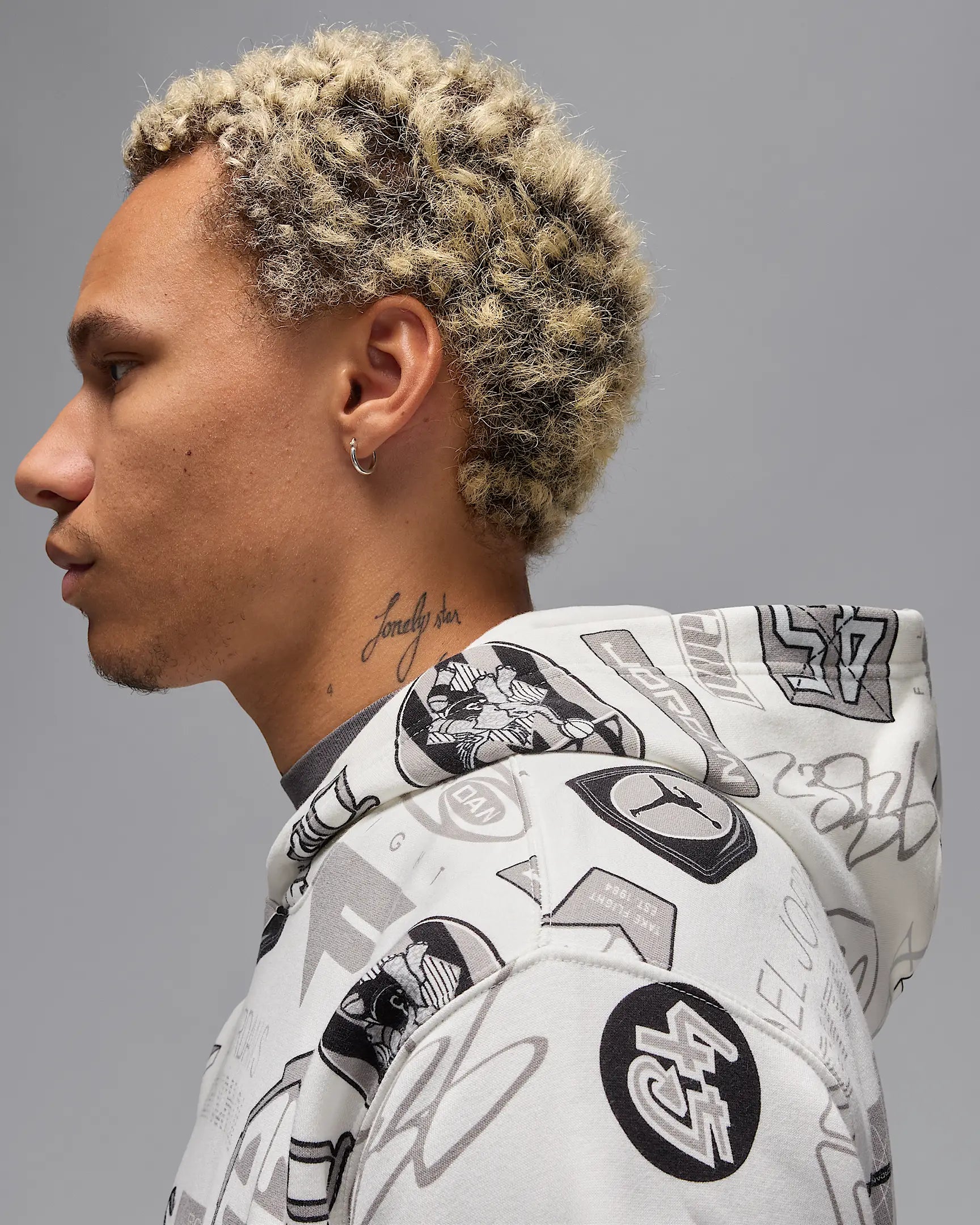 Image of Мъжки Суитшърт NIKE M J ESS AOP FLC PO - Ballistic-sport