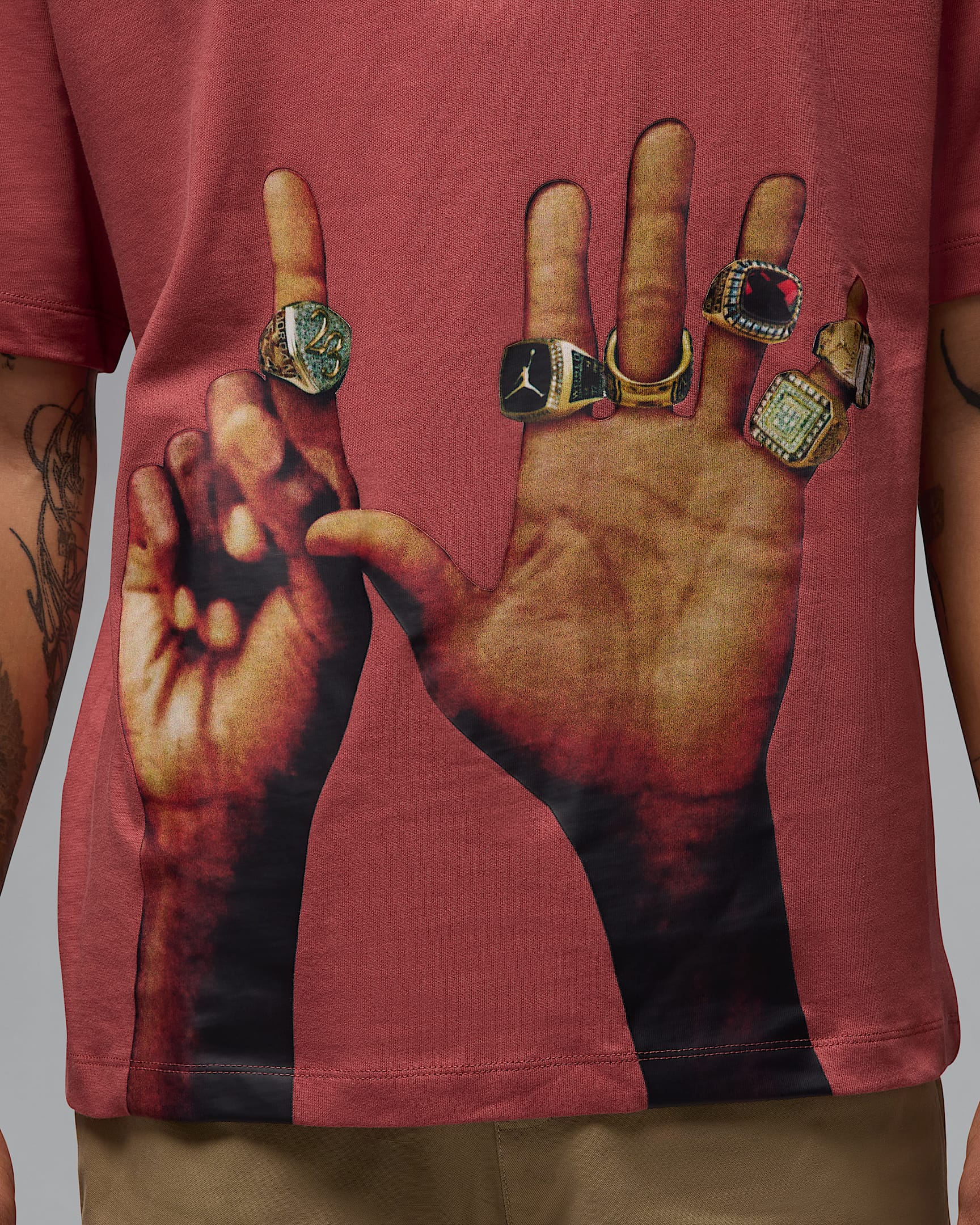 Image of Мъжка Тениска NIKE M J FLT MVP RNGS 85 SS CREW