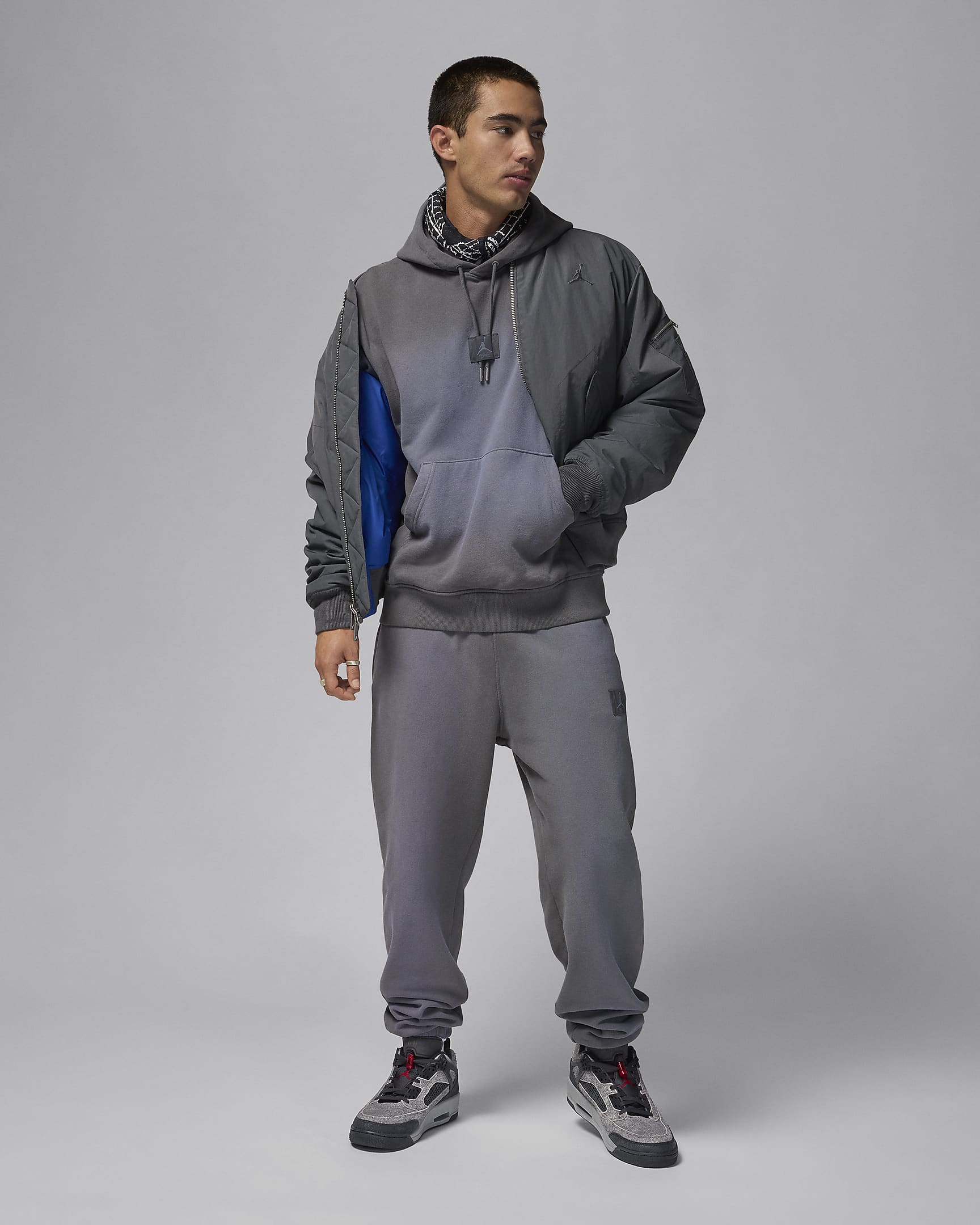 Мъжки Суитшърт NIKE M J FLIGHT WASH FLC PO - Ballistic-sport