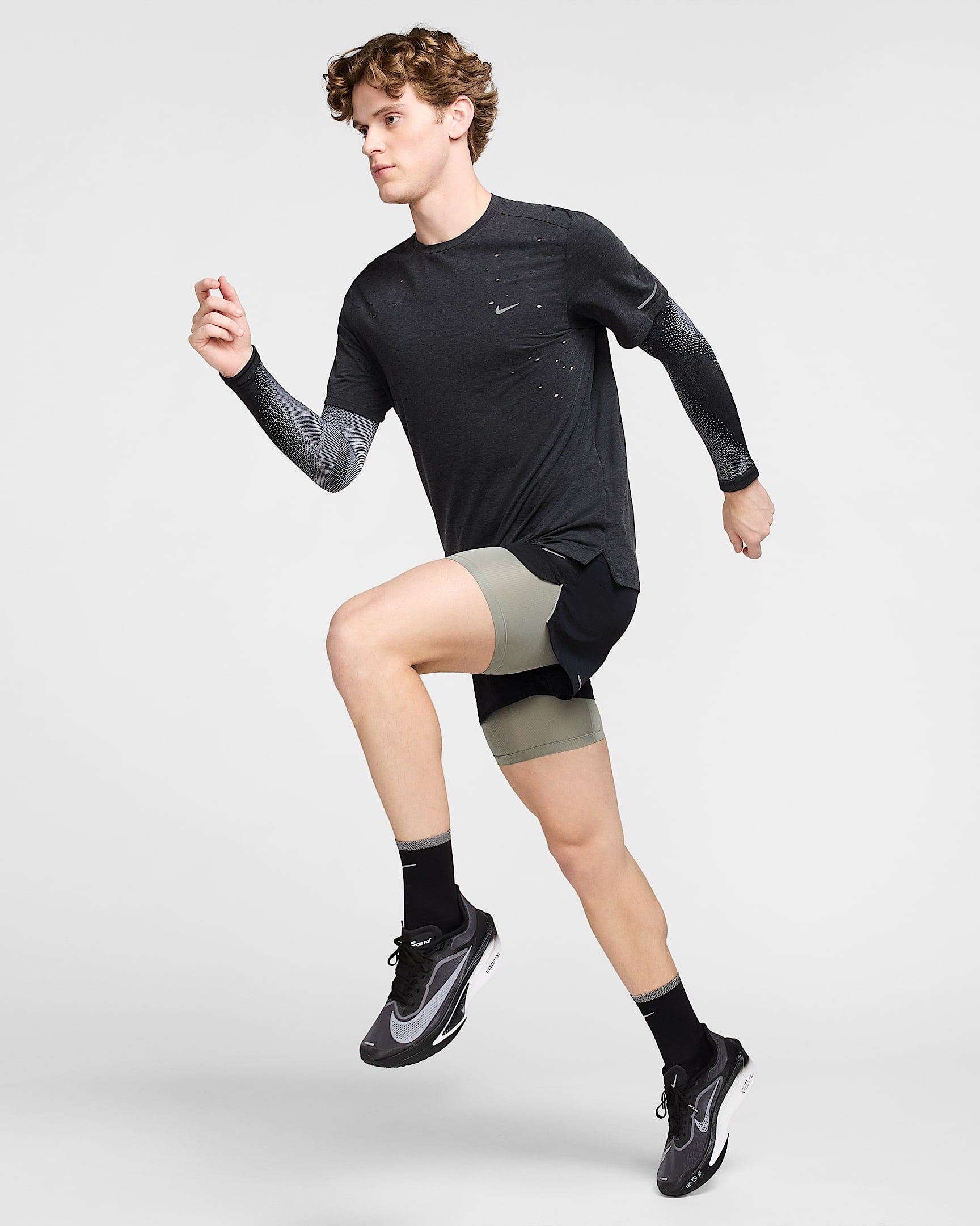 Image of Мъжка Тениска NIKE M NK DFADV RUN DIV SS TOP