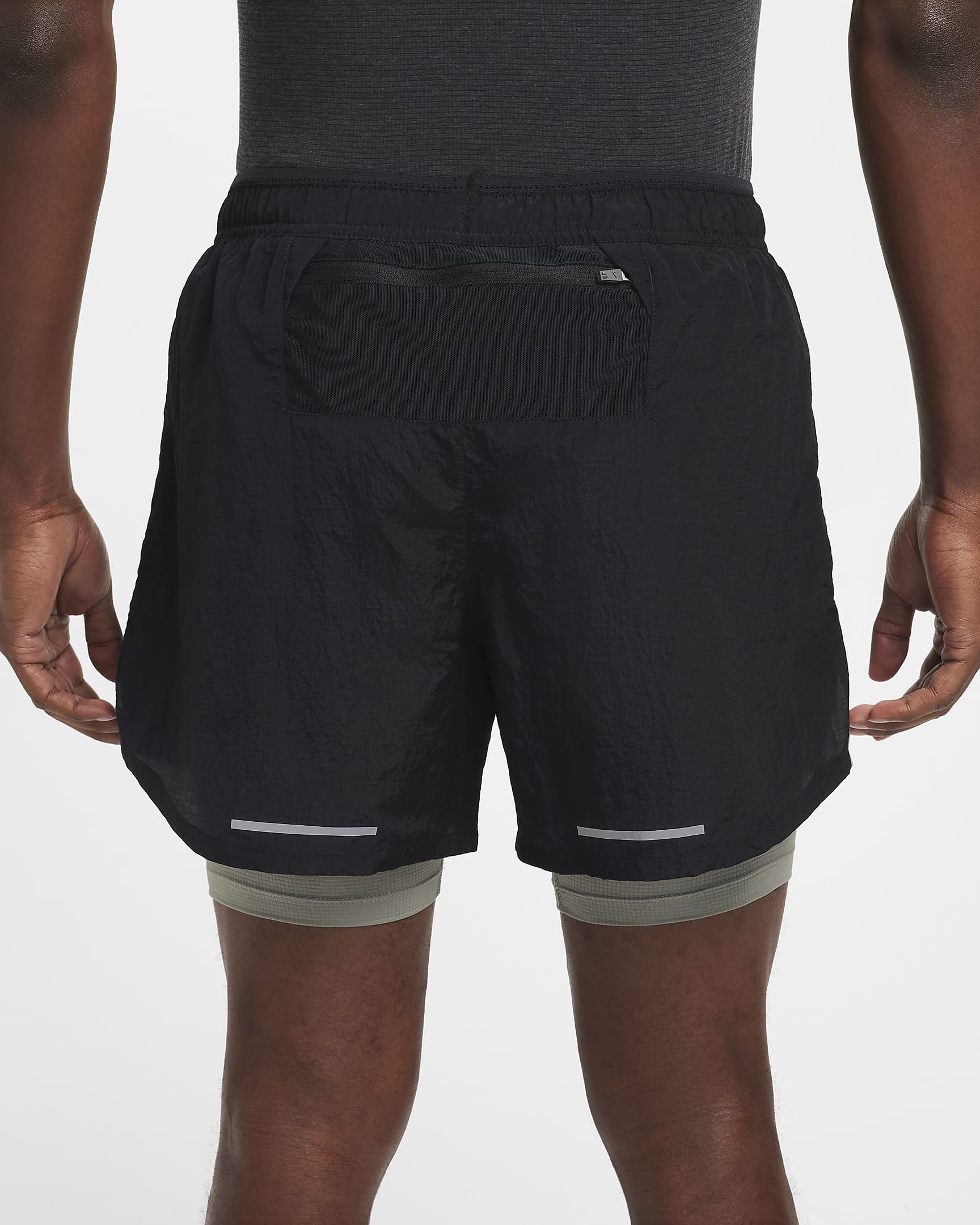 Мъжки Къс панталон NIKE M NK DF RPL RD STRD 5IN 2N1 SH - Ballistic-sport