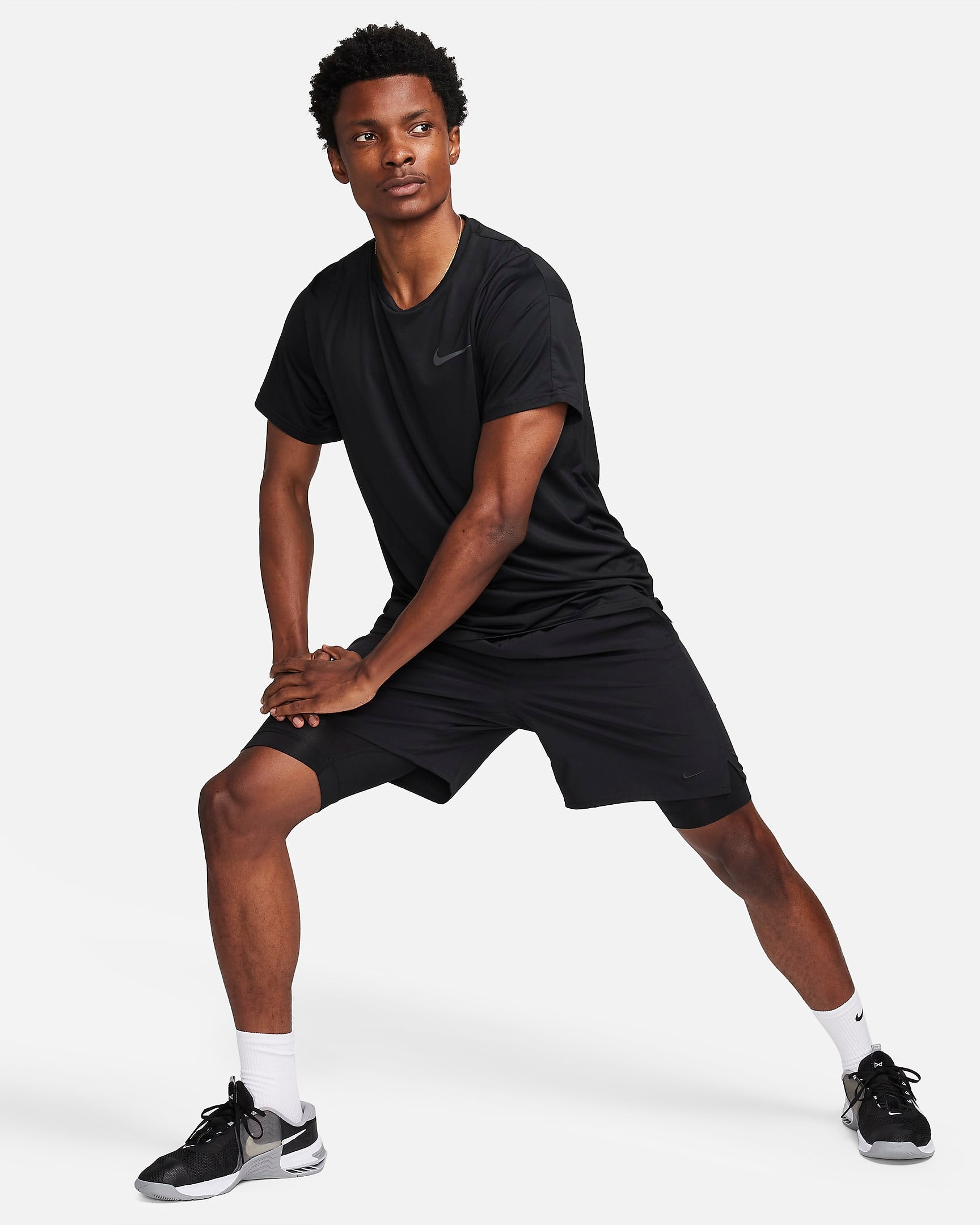Men's Shorts NIKE M NK DF UNLIMITED WVN 7IN 2IN1