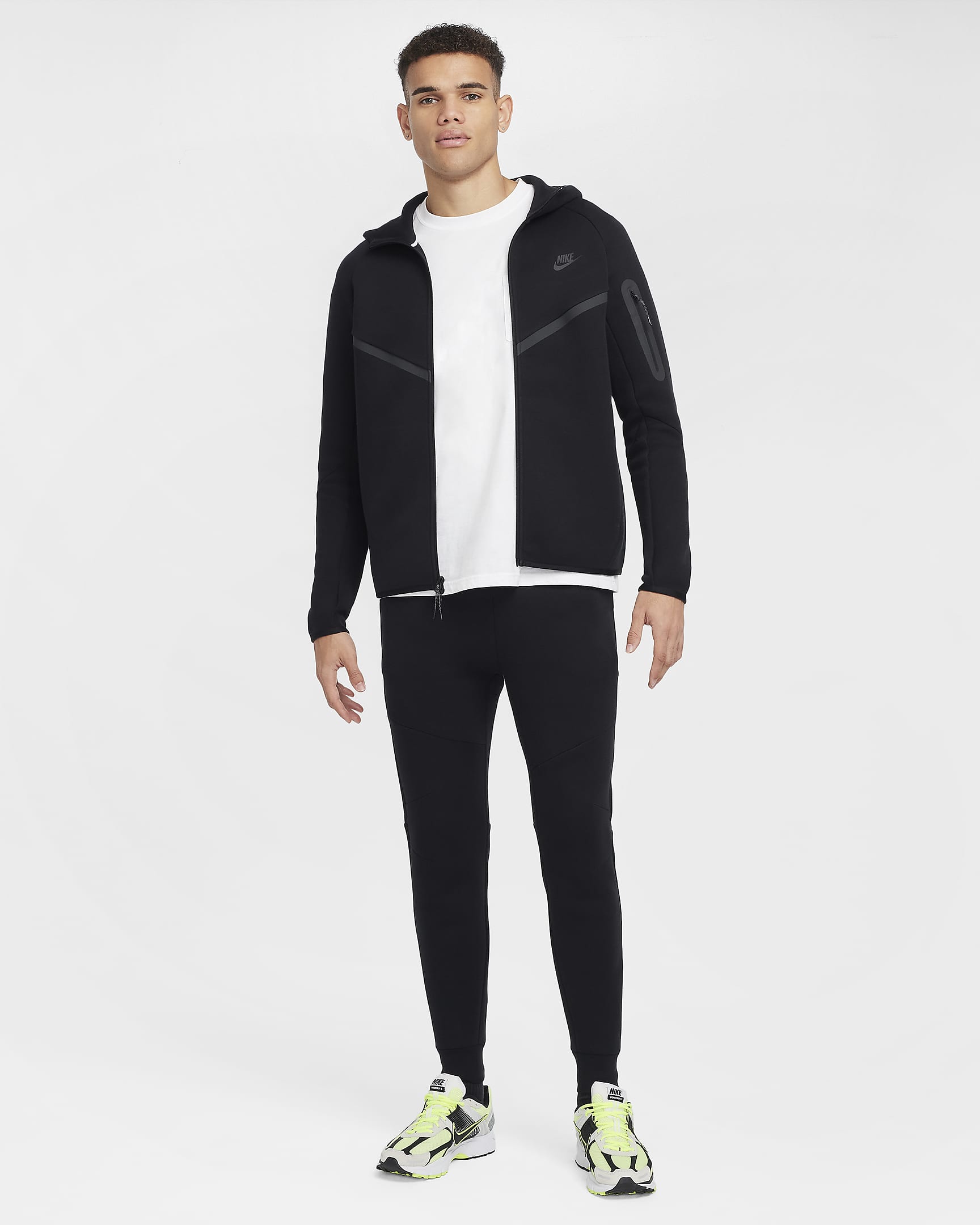 Image of Мъжки Суитшърт NIKE M NK TCH FLC WR FZ JKT - Ballistic-sport
