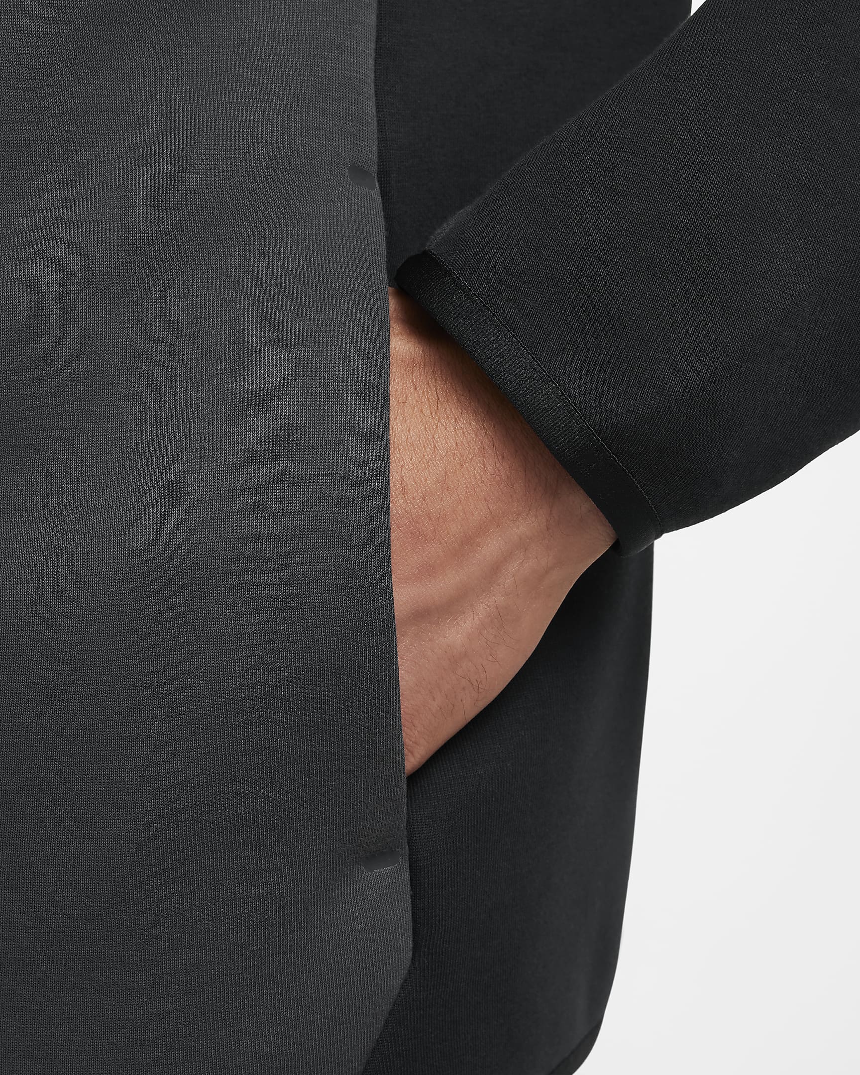 Image of Мъжки Суитшърт NIKE M NK TCH FLC WR FZ JKT - Ballistic-sport