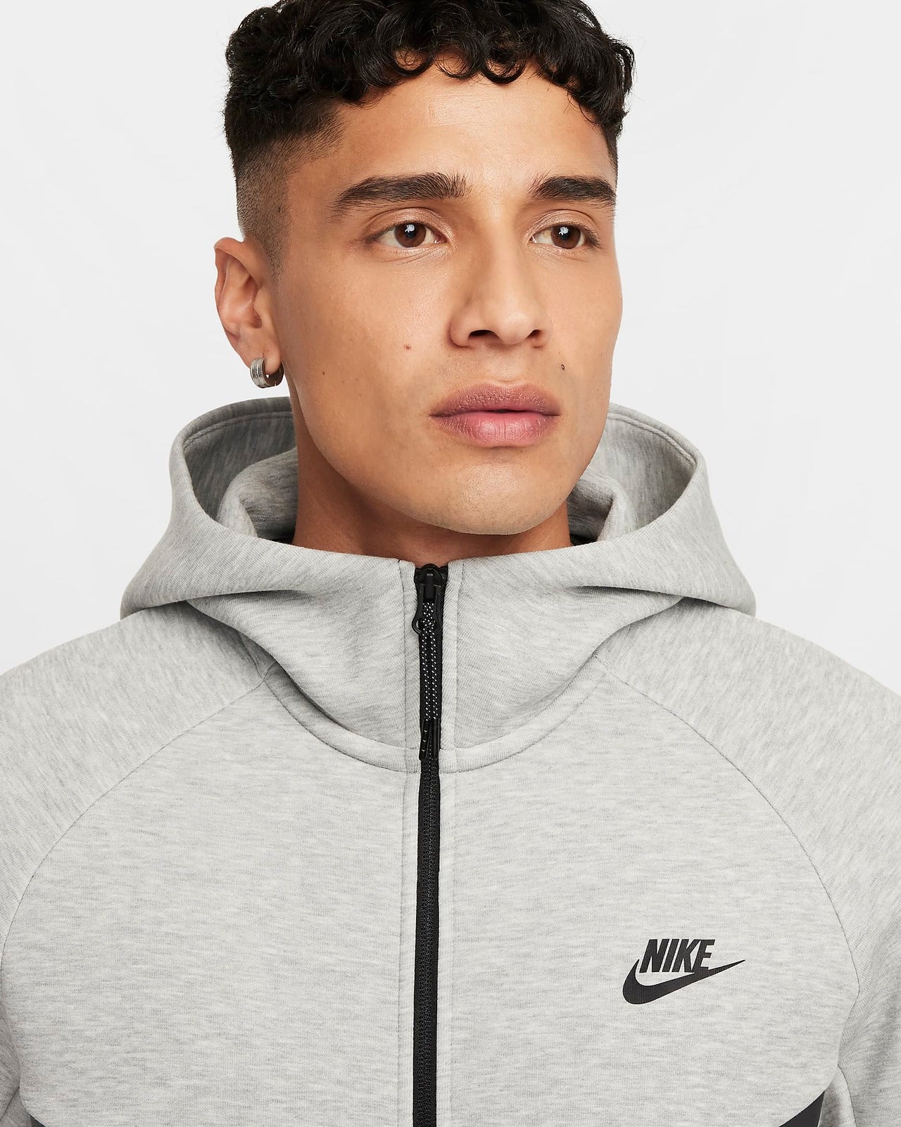 Image of Мъжки Суитшърт NIKE M NK TCH FLC WR FZ JKT - Ballistic-sport