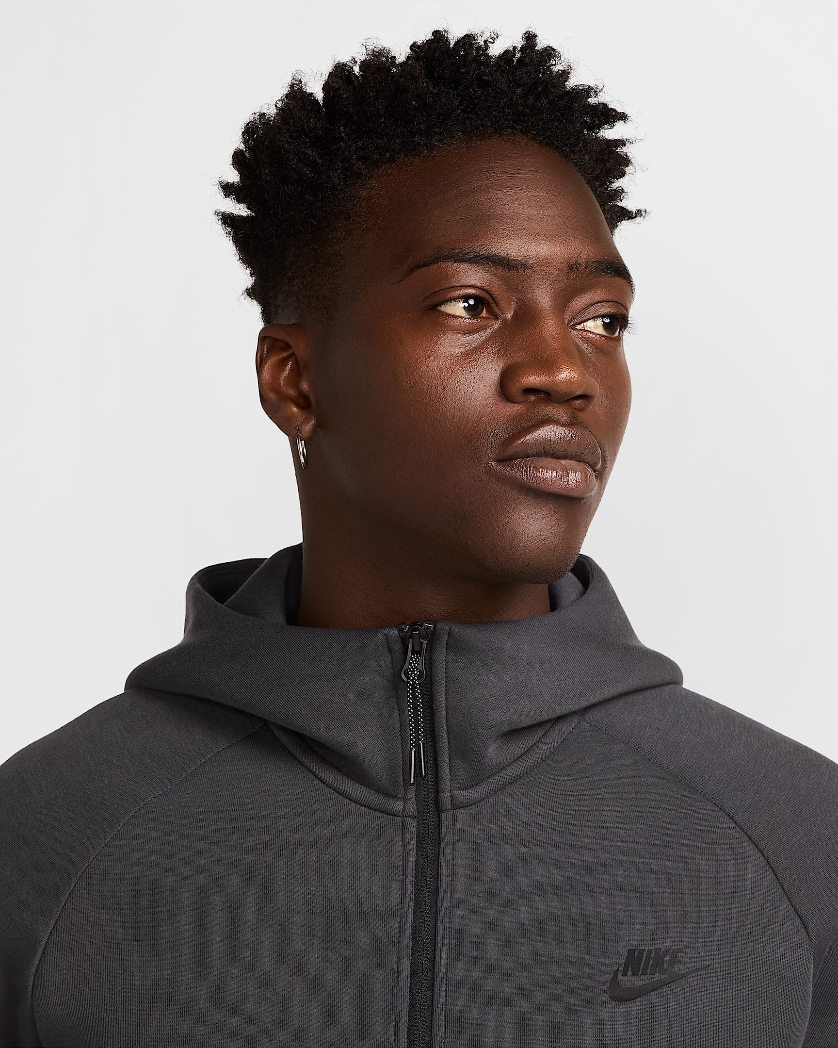 Мъжки Суитшърт NIKE M NK TCH FLC WR FZ JKT