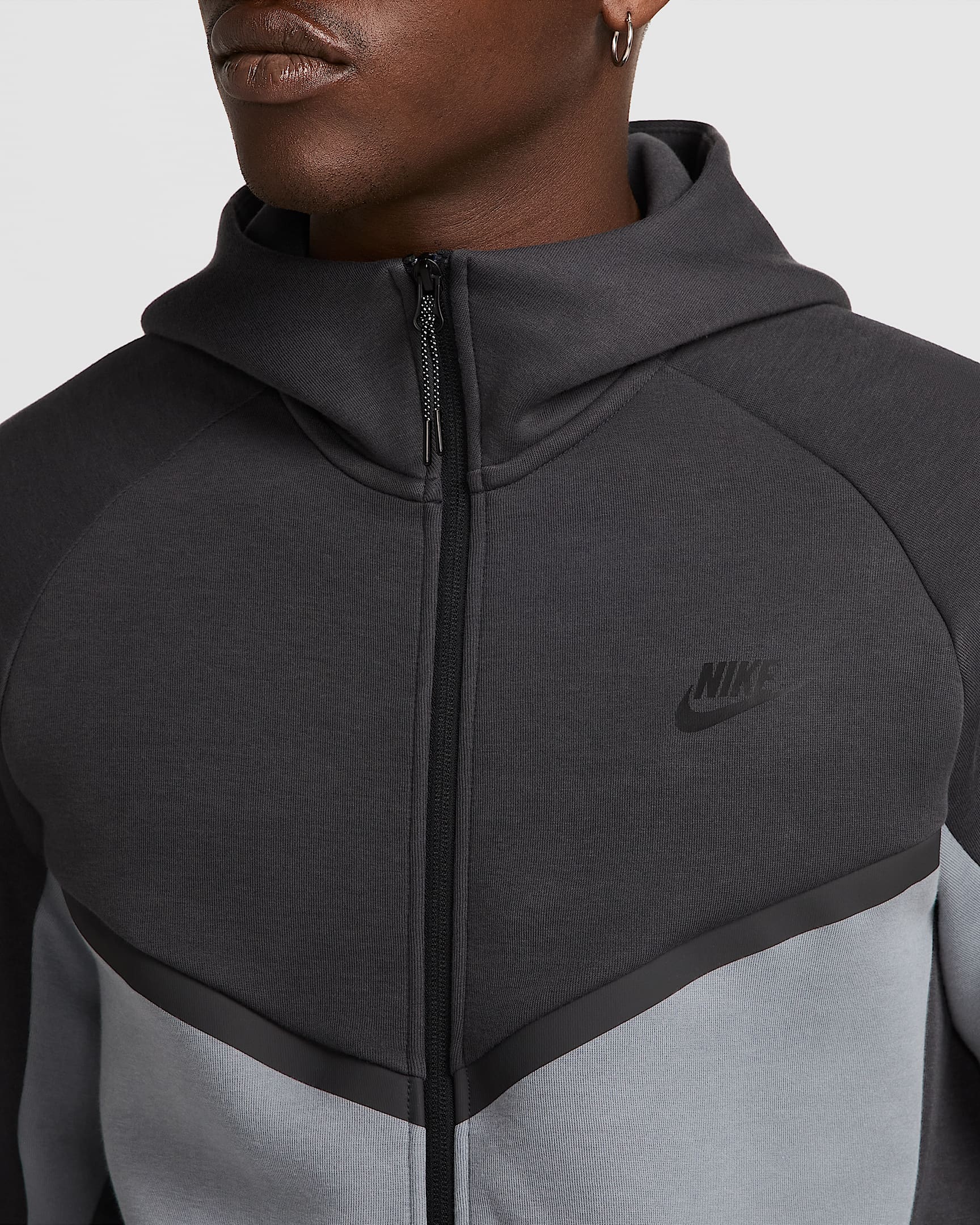 Мъжки Суитшърт NIKE M NK TCH FLC WR FZ JKT
