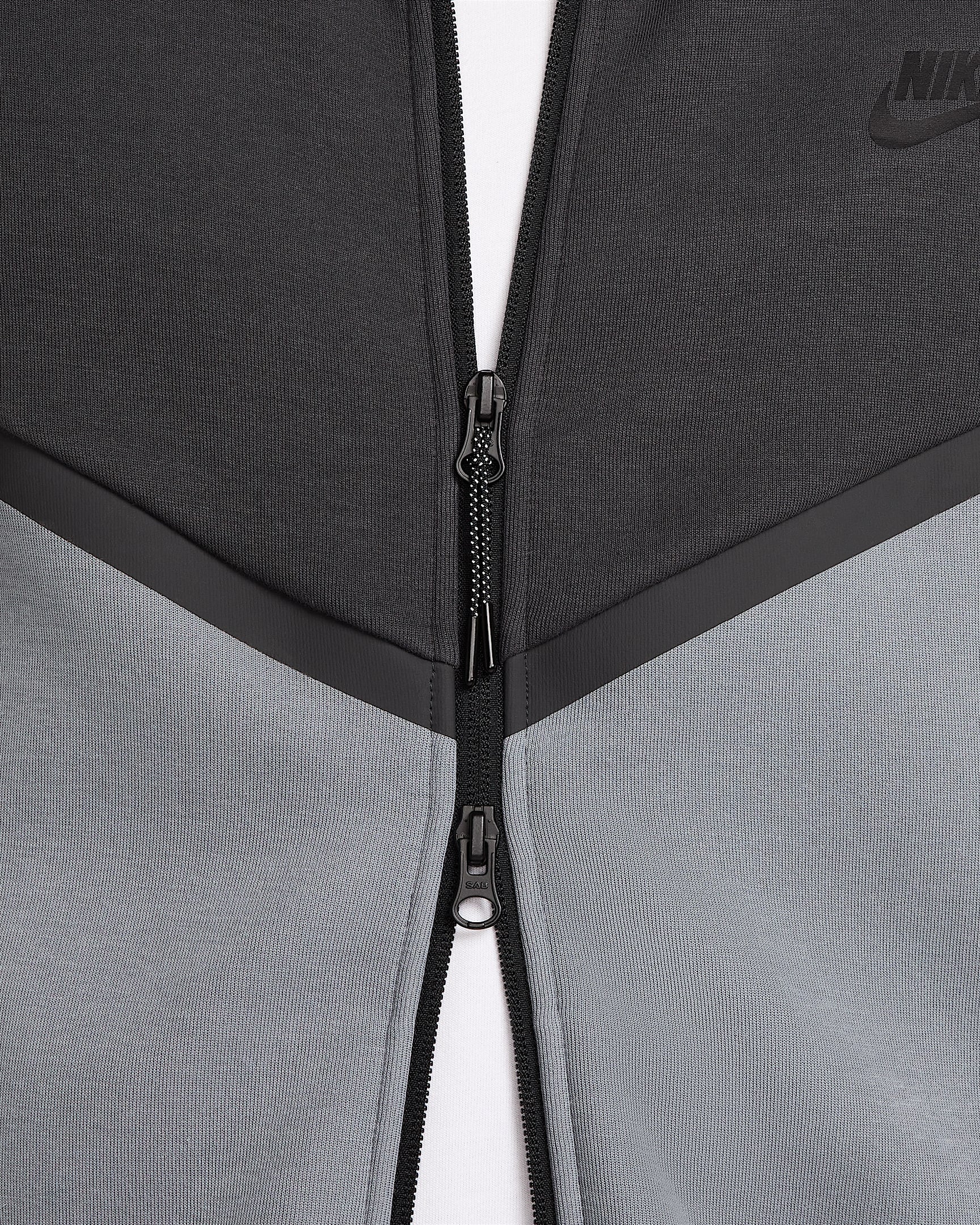 Мъжки Суитшърт NIKE M NK TCH FLC WR FZ JKT