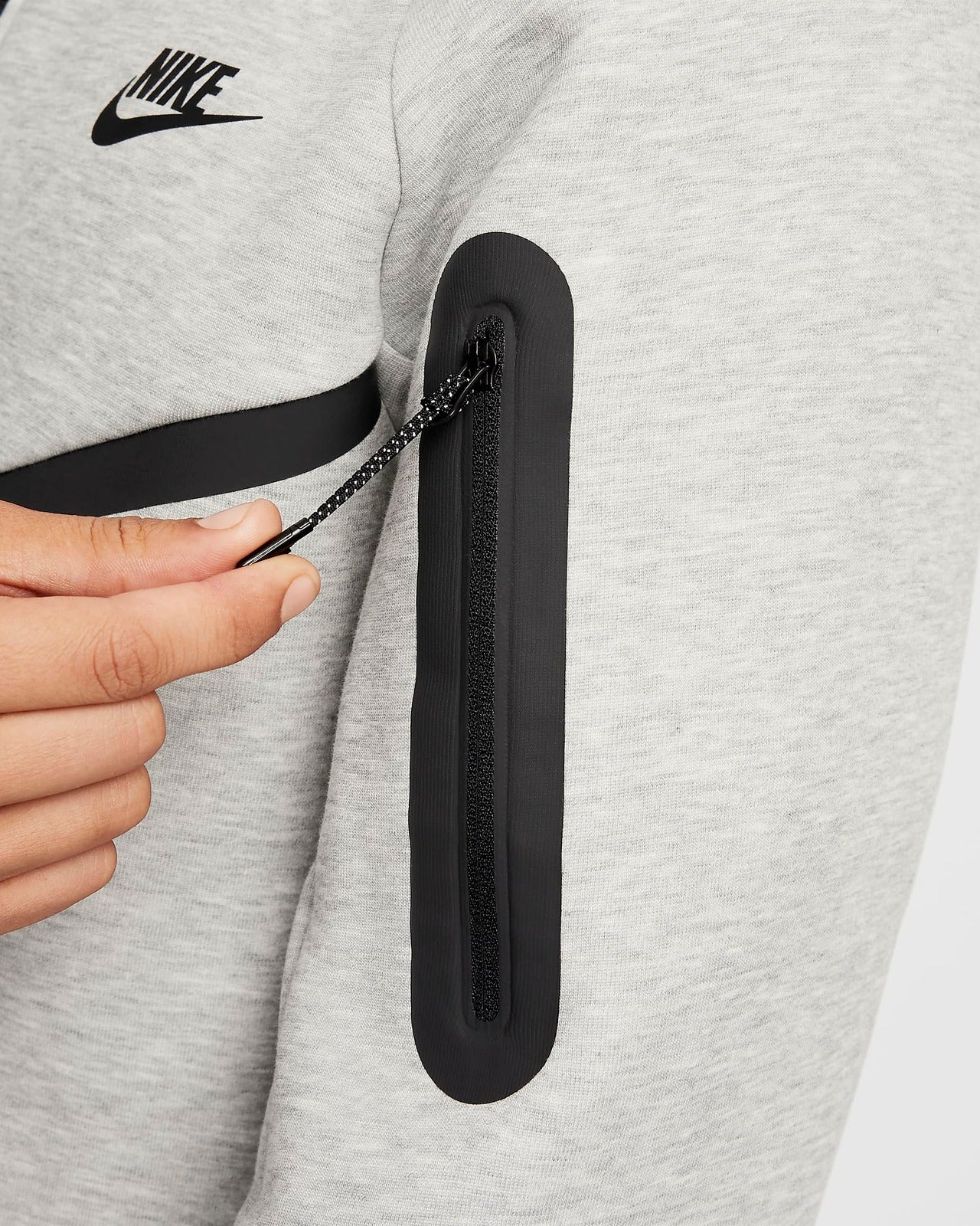 Image of Мъжки Суитшърт NIKE M NK TCH FLC WR FZ JKT - Ballistic-sport