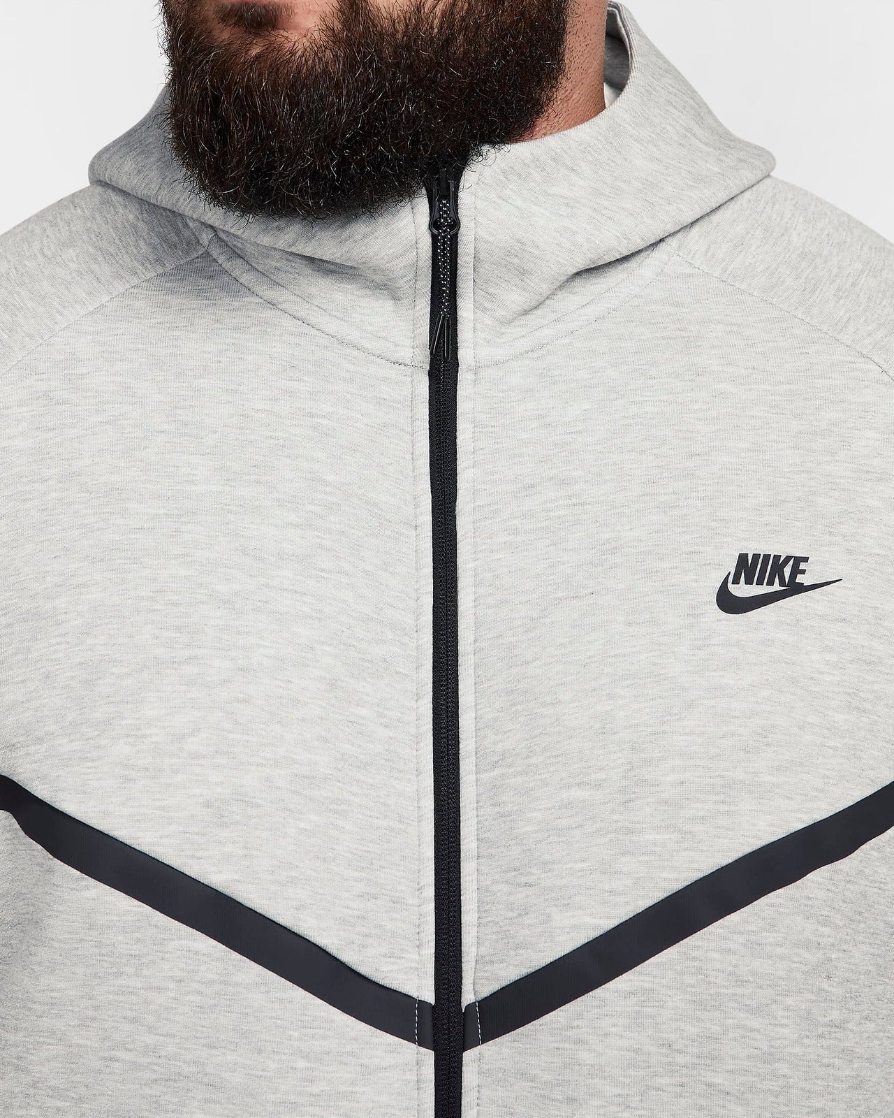 Image of Мъжки Суитшърт NIKE M NK TCH FLC WR FZ JKT - Ballistic-sport