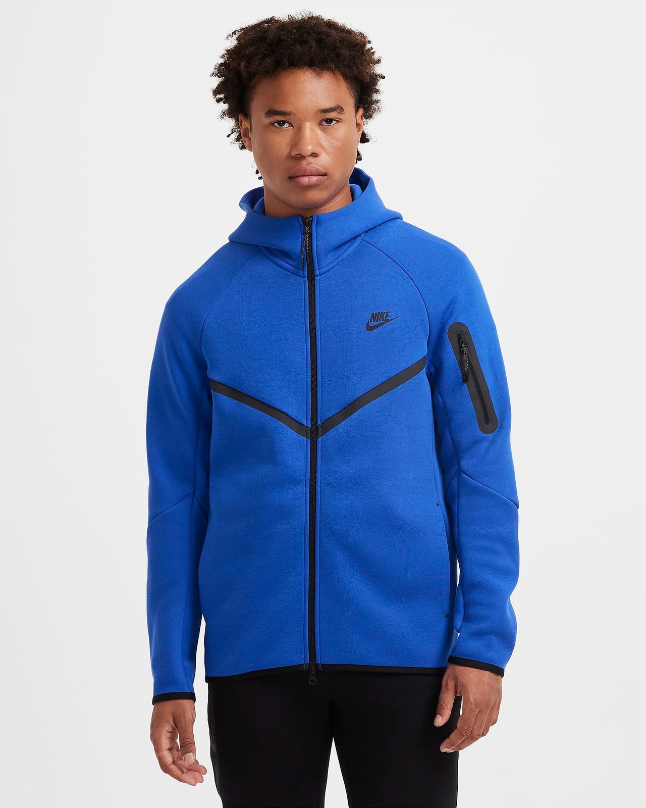 Image of Мъжки Суитшърт NIKE M NK TCH FLC WR FZ JKT - Ballistic-sport