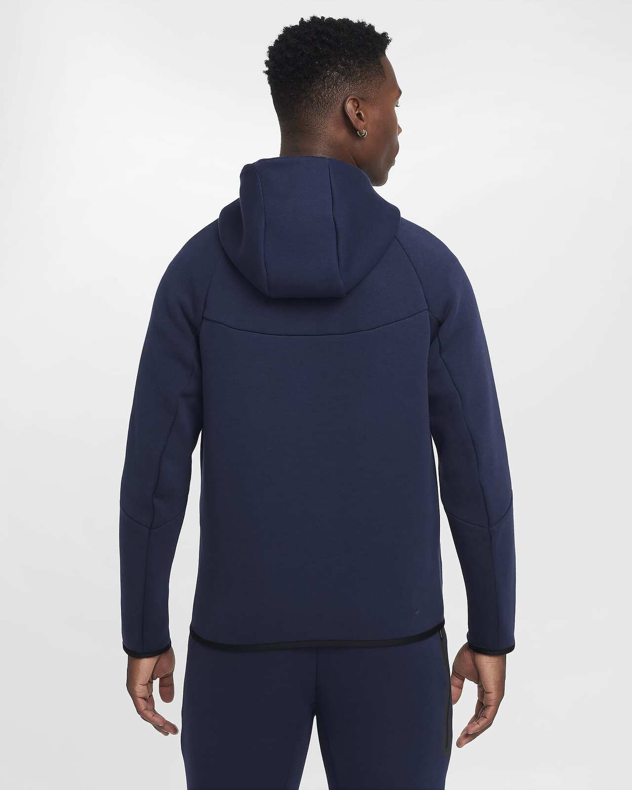 Image of Мъжки Суитшърт NIKE M NK TCH FLC WR FZ JKT - Ballistic-sport