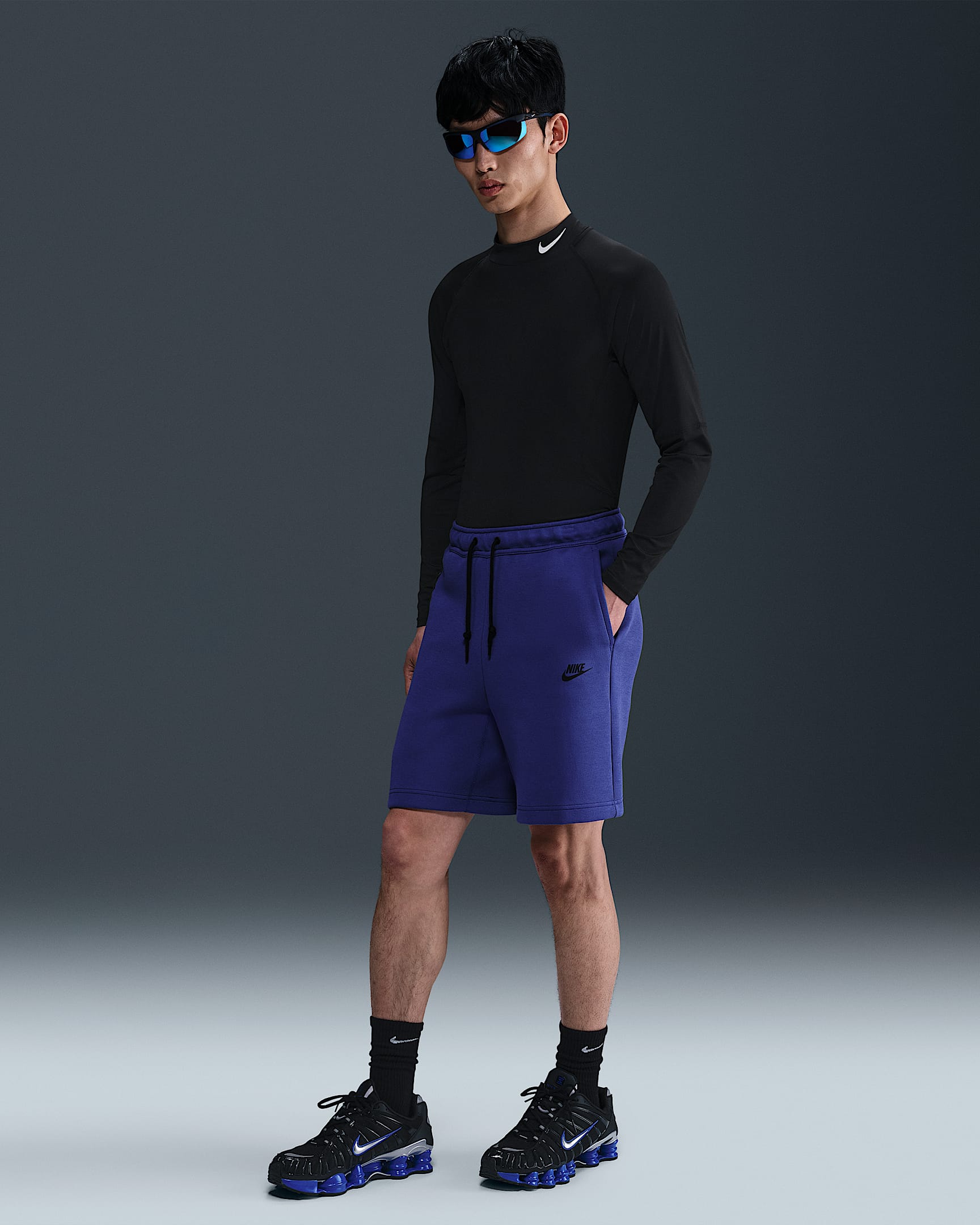 Image of Мъжки Къс панталон NIKE M NK TCH FLC SHORT