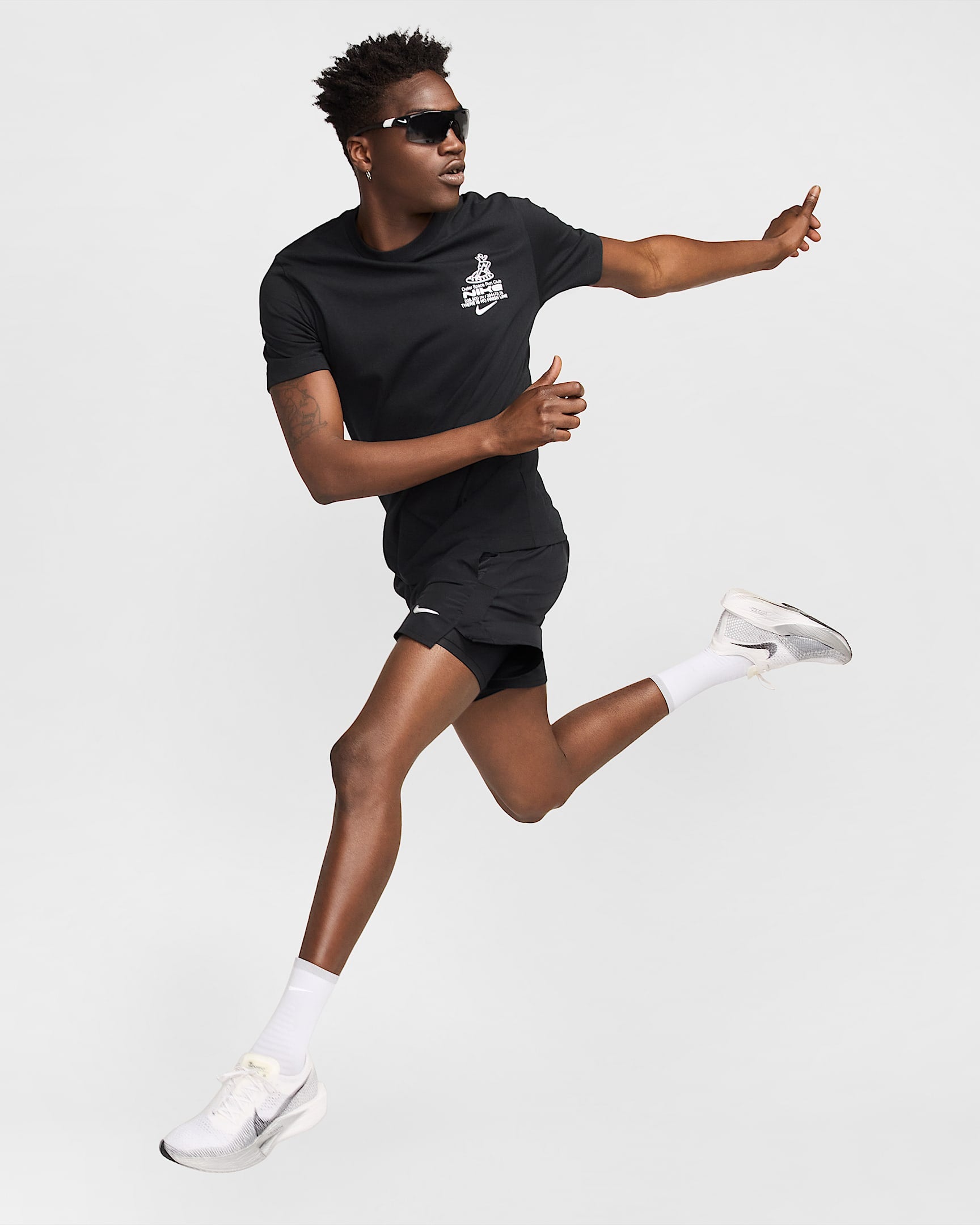 Image of Мъжка Тениска NIKE M NK TEE RUN IYKYK-HJ3617-010- Ballistic sport, Балистик