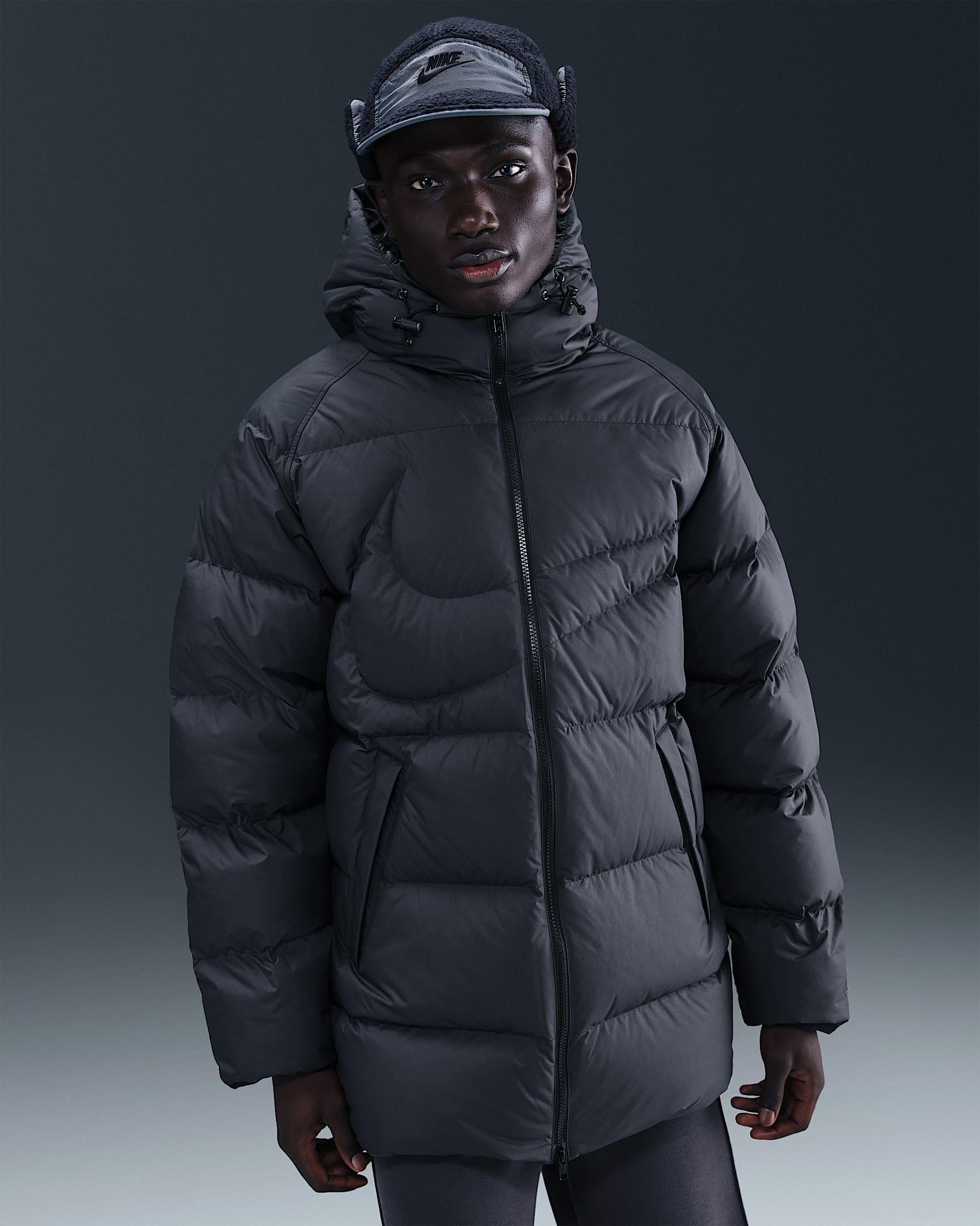Image of Мъжко Яке NIKE M NK TF CLUB PARKA HD MAX 700 -IH2377-010- Ballistic sport, Балистик