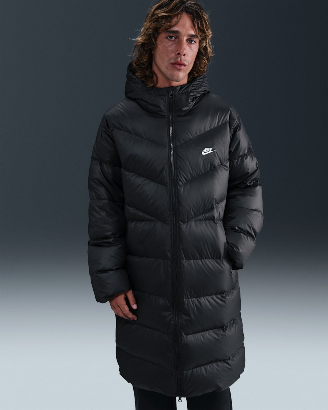 Image of Мъжко Яке NIKE M NK WINDRUNNER STMNT PRKA DWN -HV1441-010- Ballistic sport, Балистик
