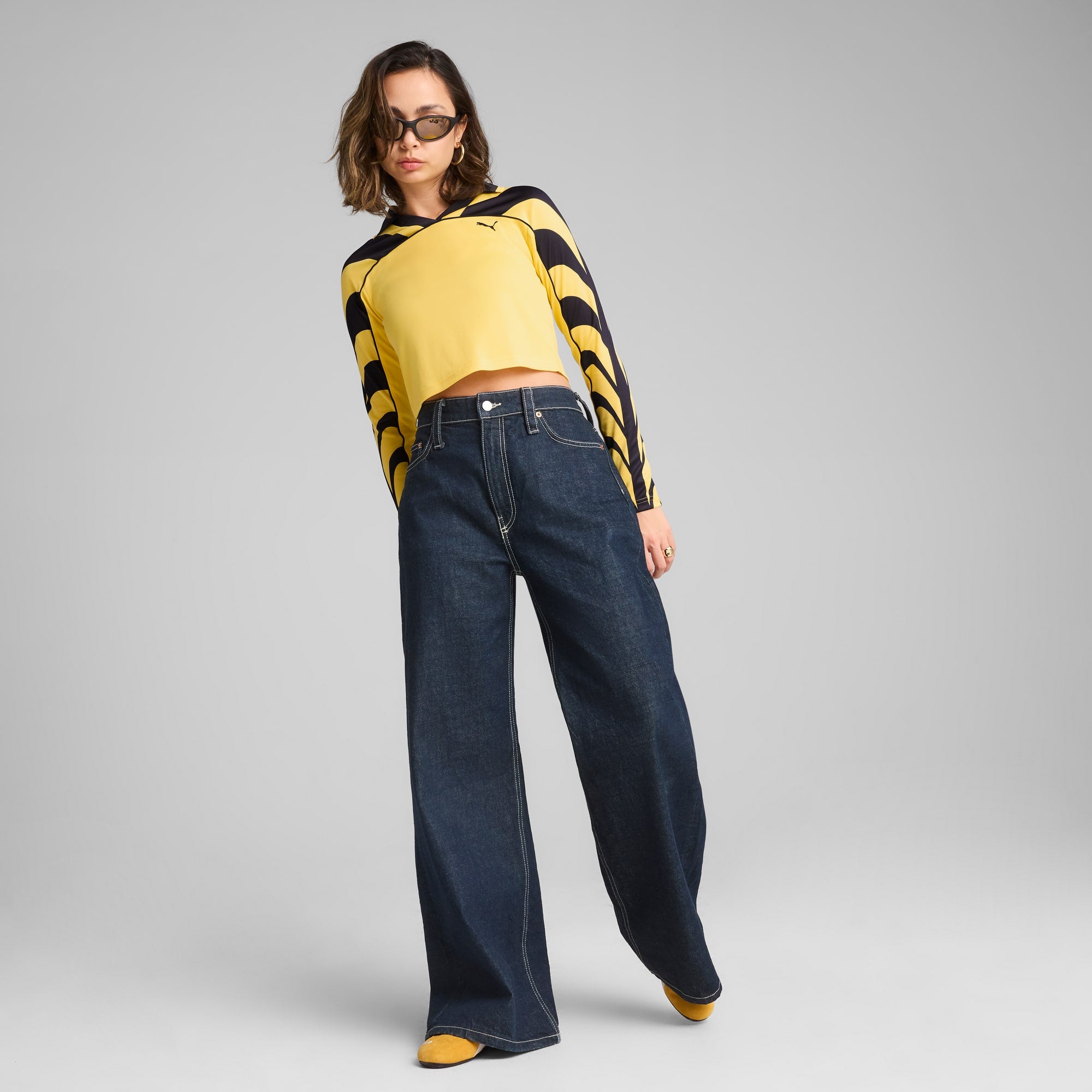 Image of Дамска Блуза PUMA FUTURE ARCHIVE ROAD TO UNITY Football Jersey Baby Tee