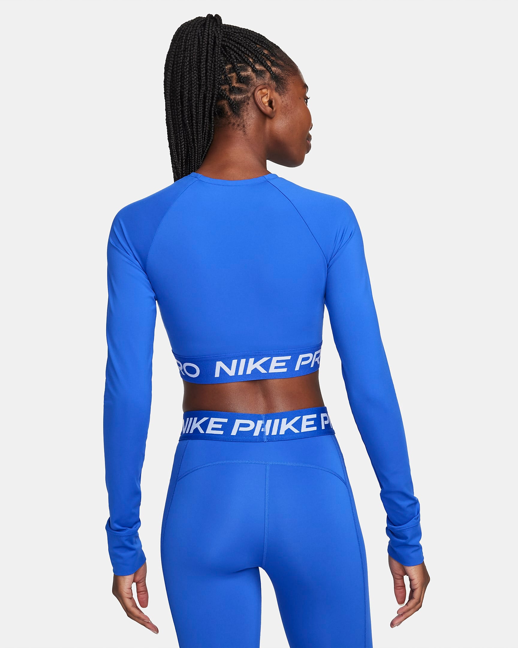 Дамска блуза NIKE W PRO DF 365 CROP LS - Ballistic-sport