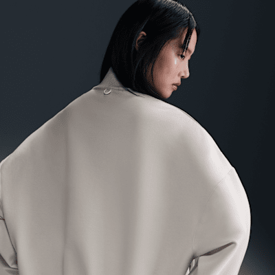 Дамски Суитшърт NIKE W NK 24.7 DF HZ TOP SOFT KNIT -HQ8188-104-Ballistic-sport, Балистик