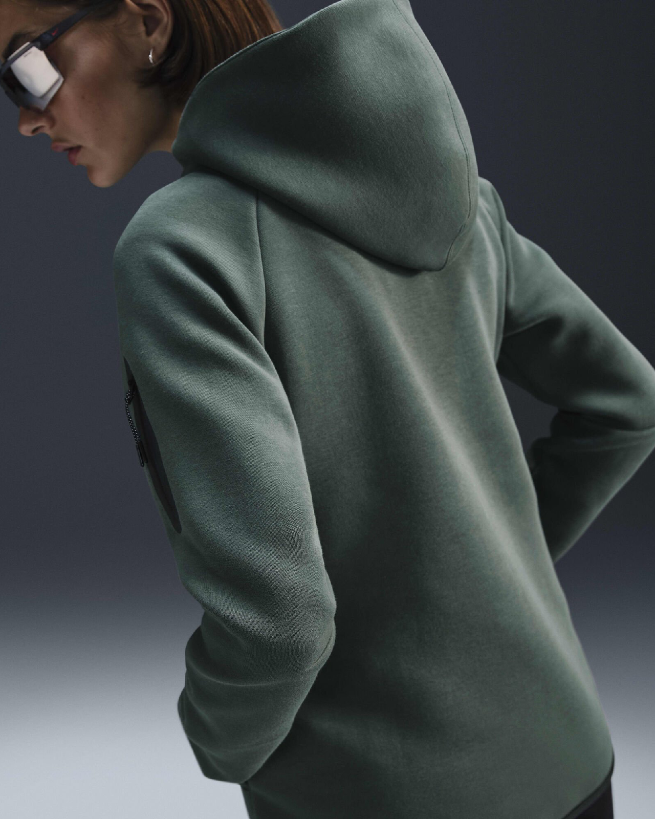 Image of Дамски Суитшърт NIKE W NSW TCH FLC WR FZ HDY 2