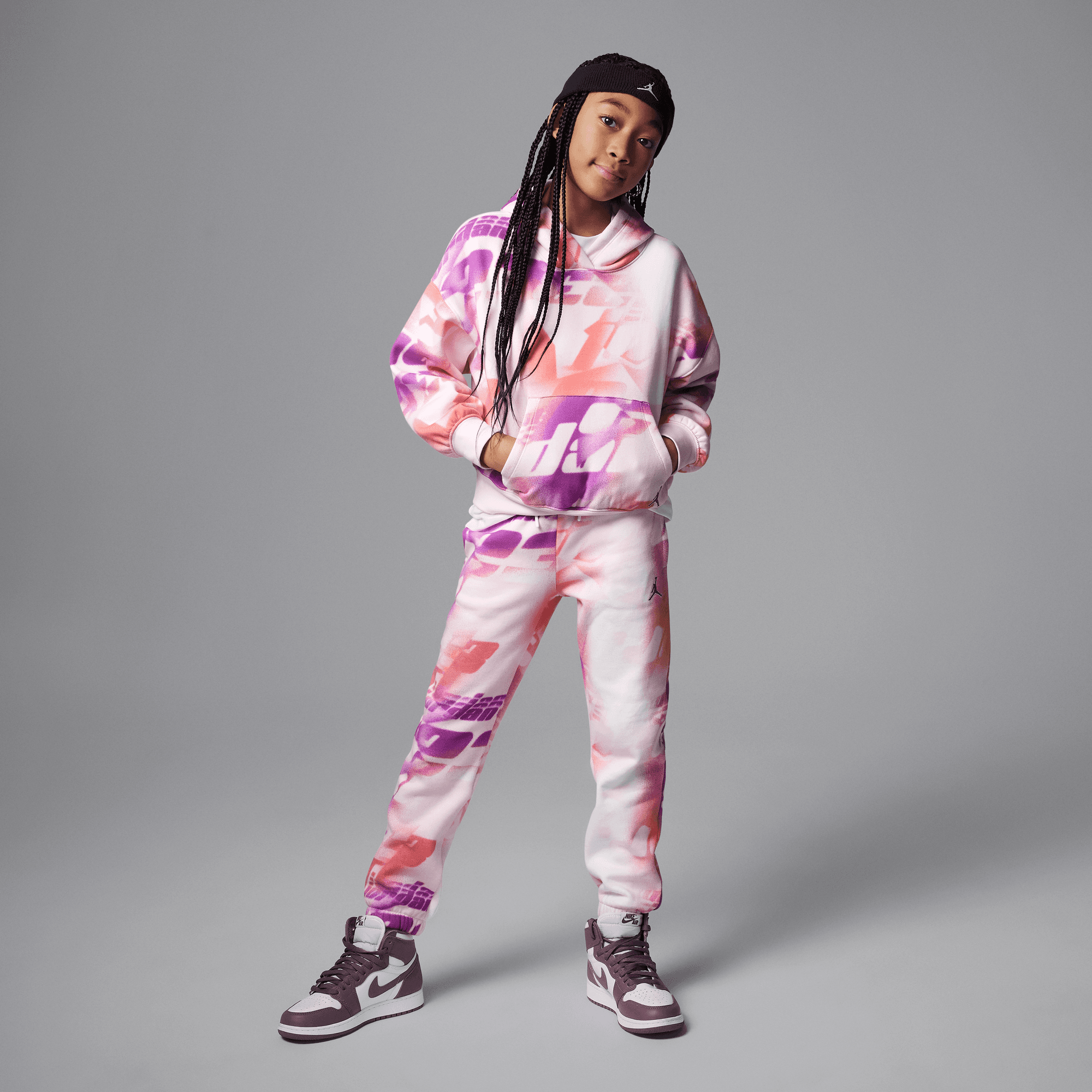 Image of Детски Суитшърт NIKE JDG JORDAN TRIPLE TEAM AOP PO