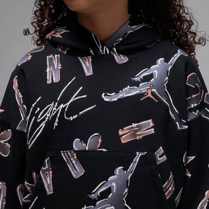 Детски Суитшърт NIKE JDG 23 THROWBACK PO HOODIE