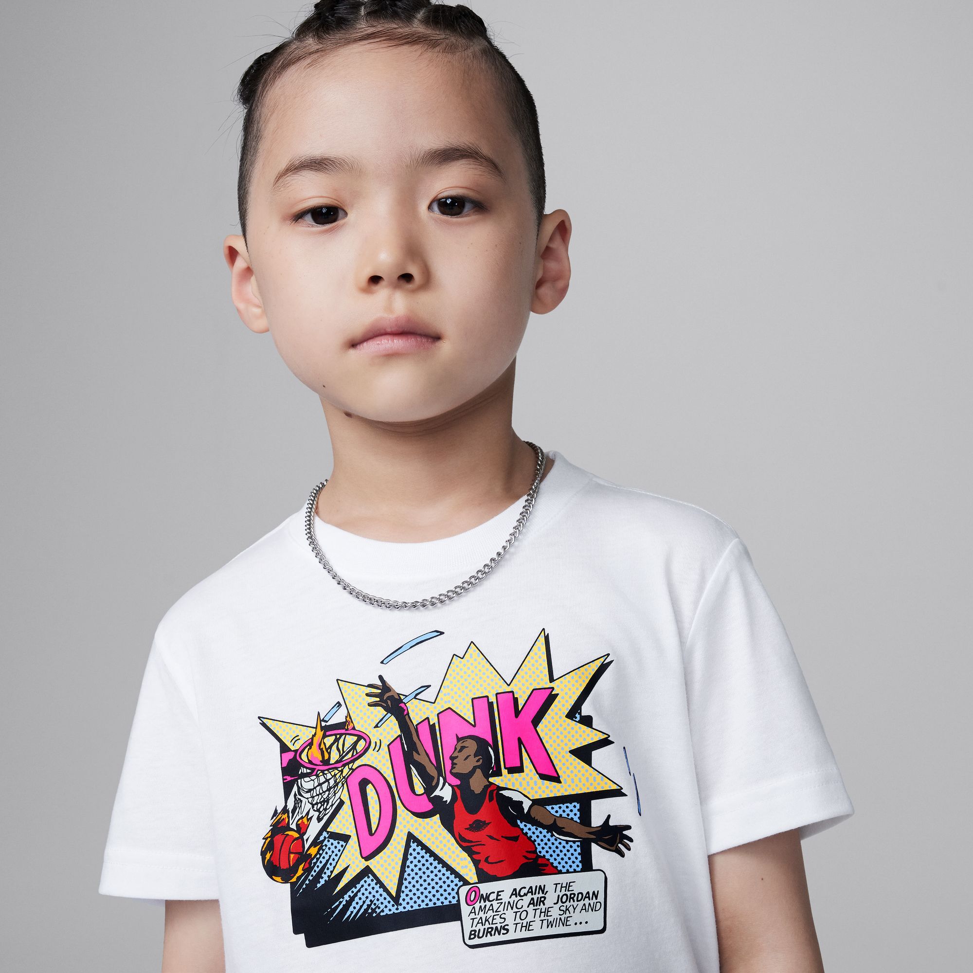 Image of Детска Тениска NIKE JDB AIR JORDAN COMICS DUNK SS