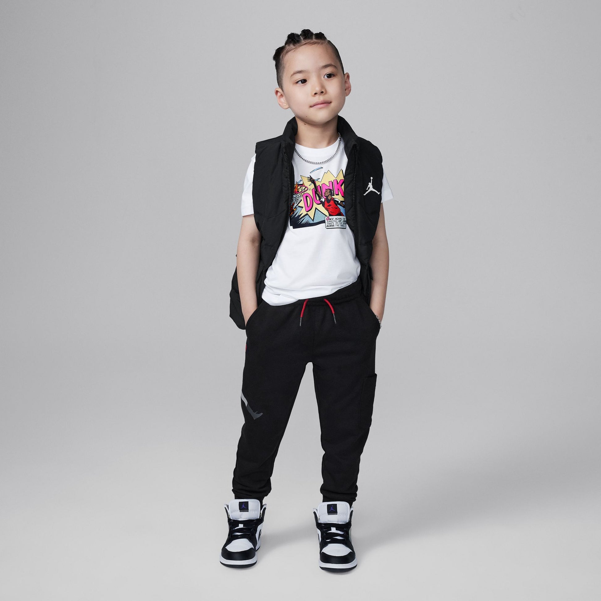 Детска Тениска NIKE JDB AIR JORDAN COMICS DUNK SS