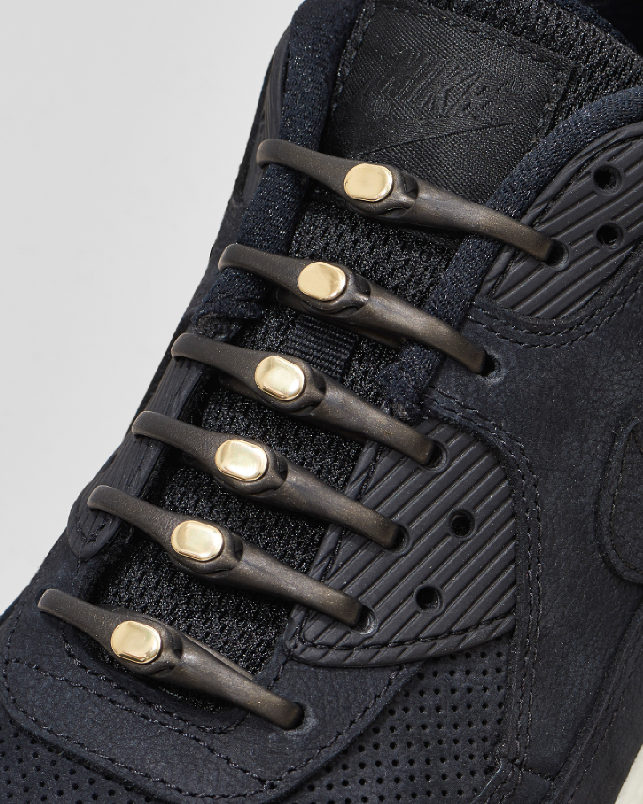 Image of Връзки HICKIES 2 METALLIC BLACK/GOLD - Ballistic-sport