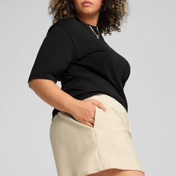 Image of Дамски Къс панталон PUMA PREMIUM ESS A-Line Shorts 4` Jacquard