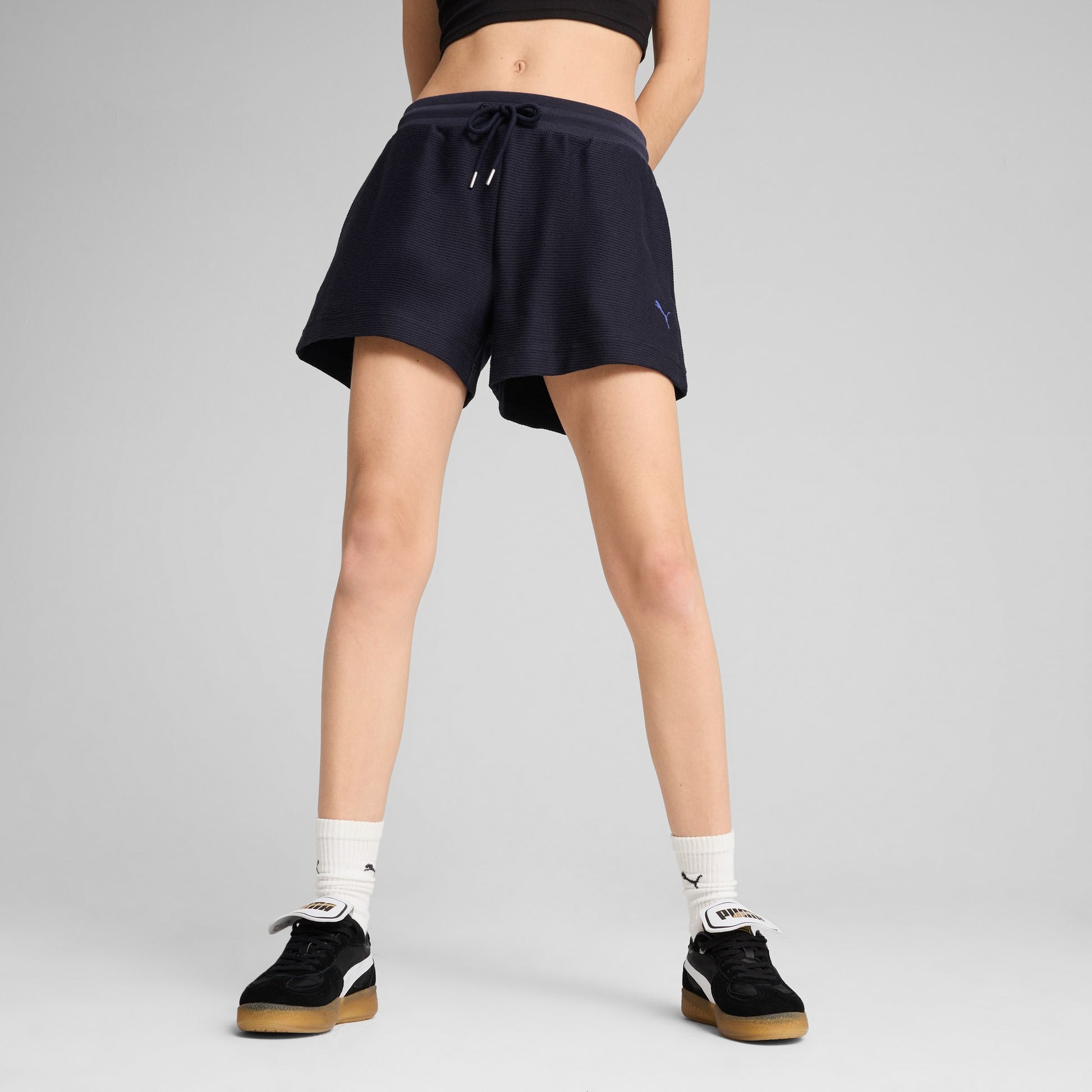 Дамски Къс панталон PUMA PREMIUM ESS A-Line Shorts 4` Jacquard