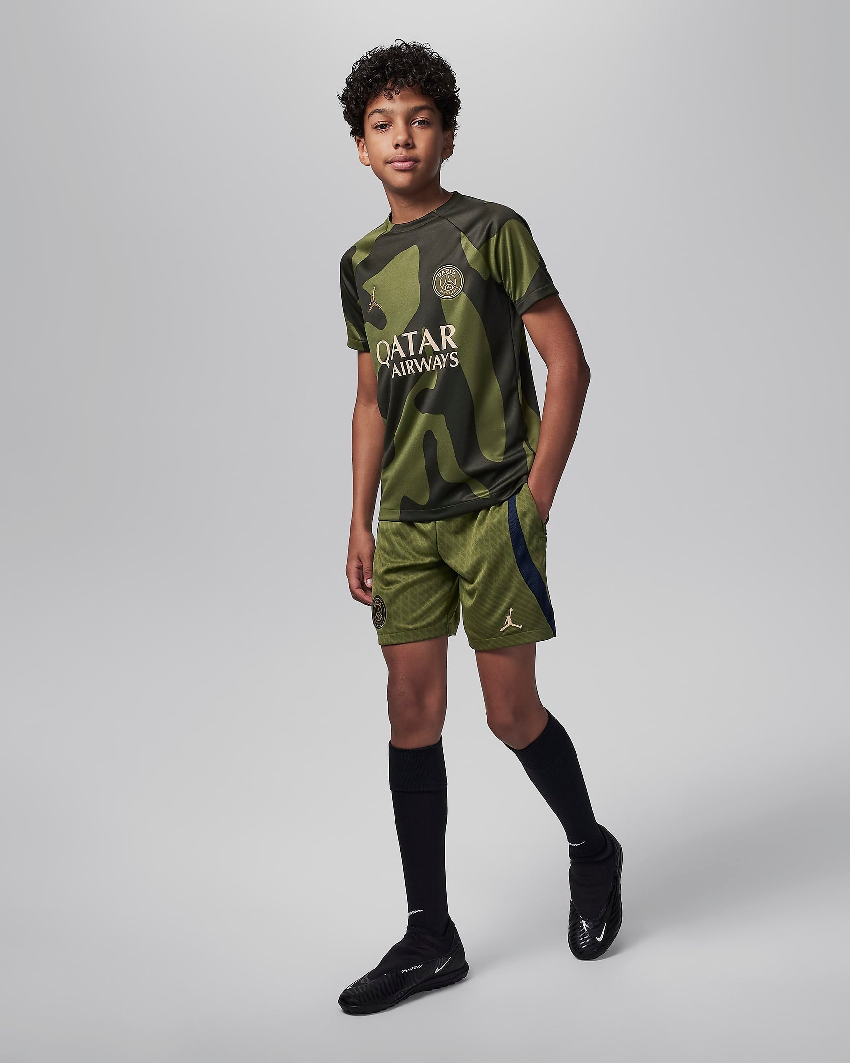Image of Юношески Къс панталон NIKE PSG Y NK DF STRK SHORT KZ 4TH - Ballistic-sport