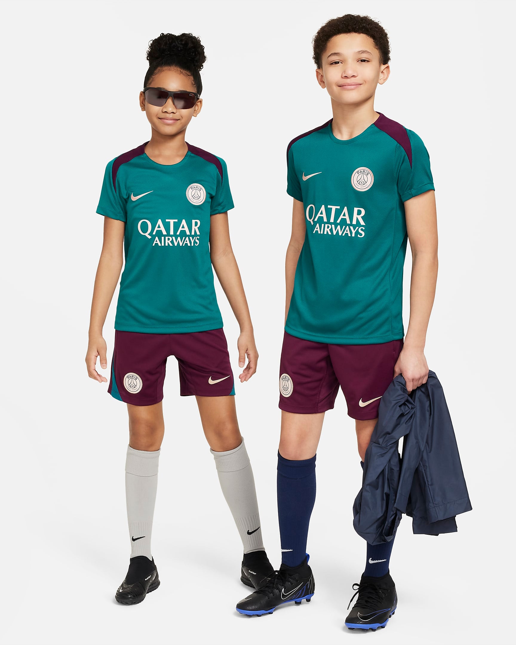 Image of Юношеска Тениска NIKE PSG Y NK DF STRK SS TOP K - Ballistic-sport