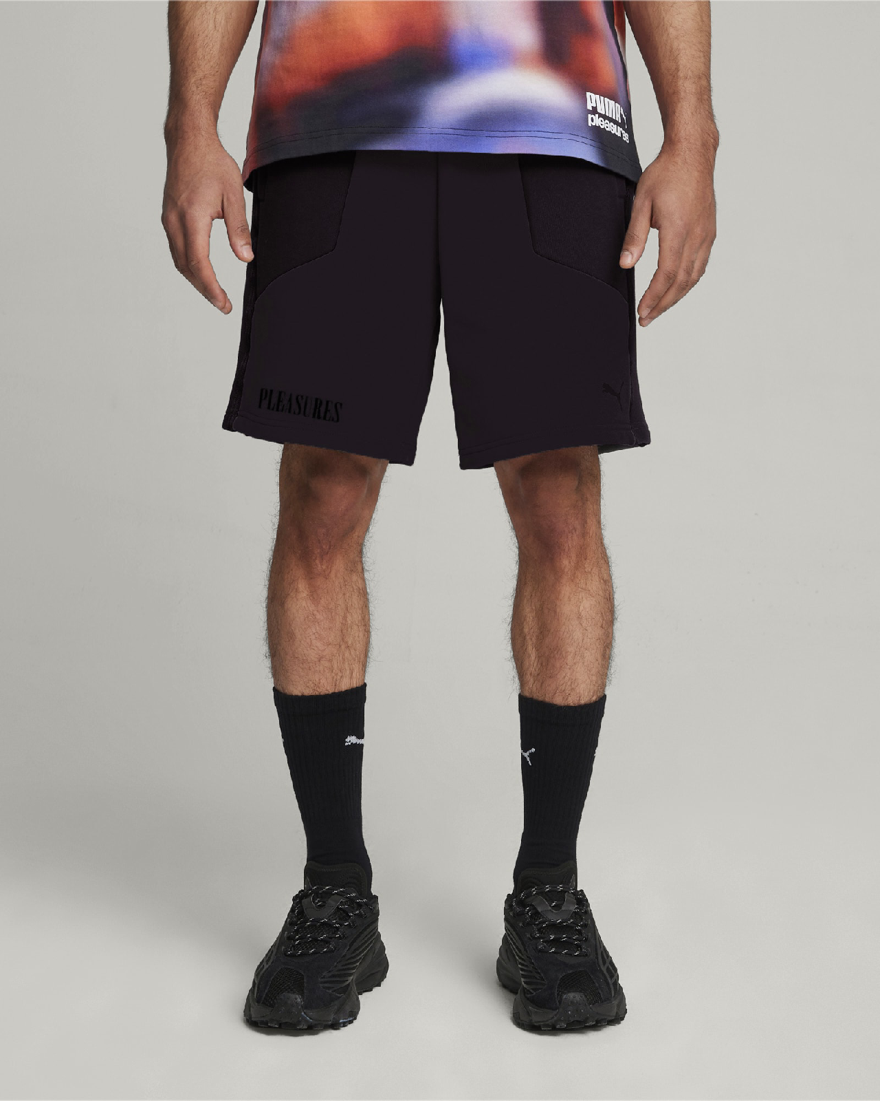 Image of Мъжки Къс панталон PUMA x PLEASURES Shorts - Ballistic-sport