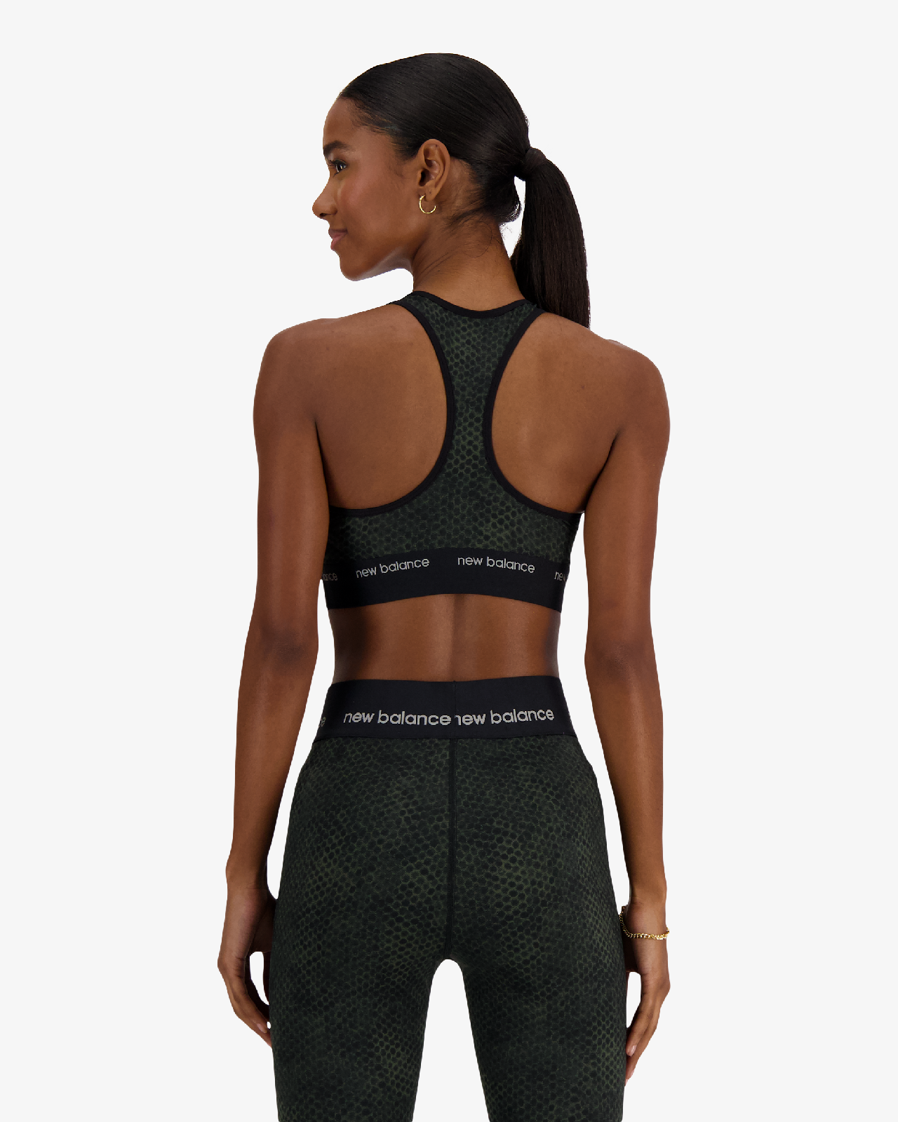 Image of Дамско Бюстие NEW BALANCE SHIRT  MEDIUM SUPPORT SLEEK PRINTED PACE BRA - Ballistic-sport