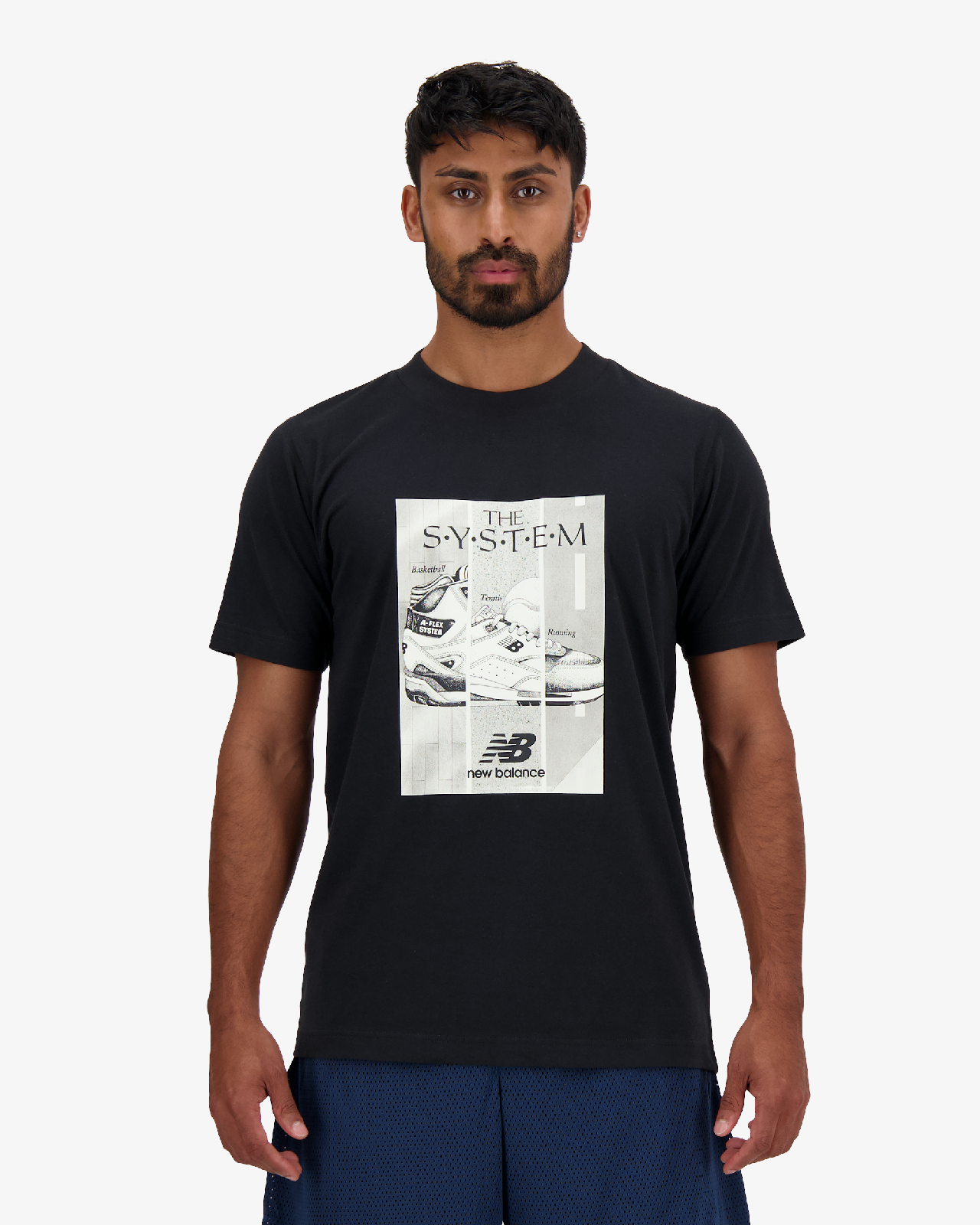 Мъжка Тениска NEW BALANCE SHIRT NEW BALANCE POSTER TEE