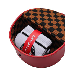 Image of Унисекс Чорапи SPRAYGROUND BLACK SPRAY SOCKS WHITE