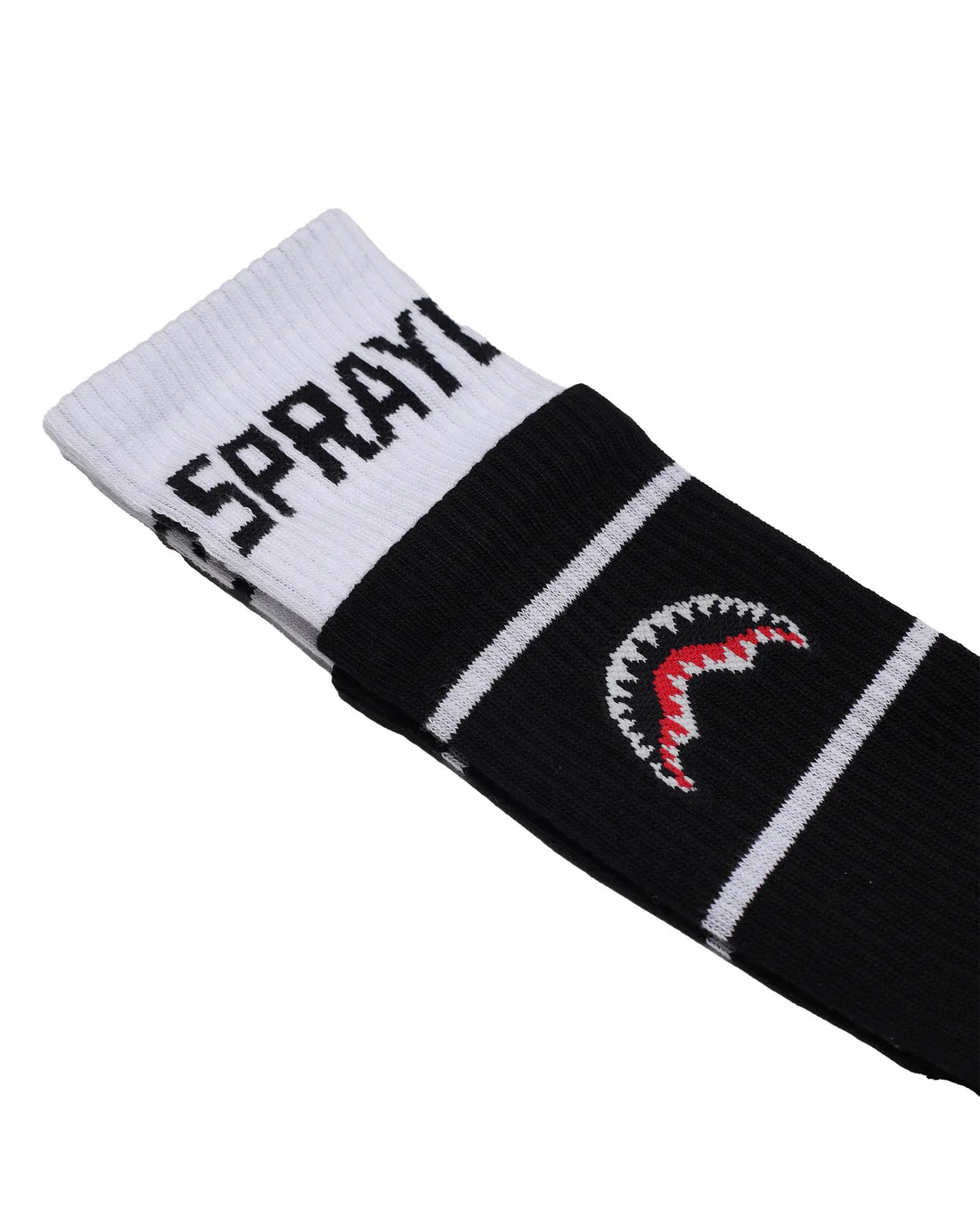 Image of Unisex Socks SPRAYGROUND BLACK SPRAY SOCKS BLK