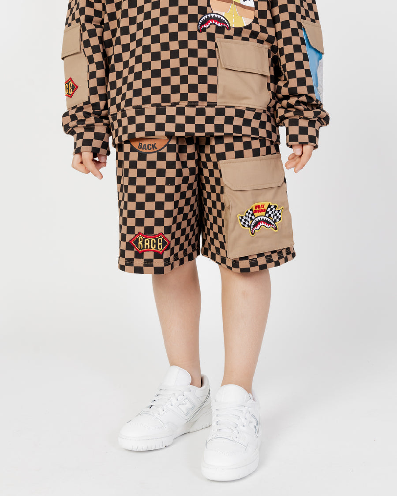 Юношески Къс панталон SPRAYGROUND DAKAR CHECKSHORTS - Ballistic-sport