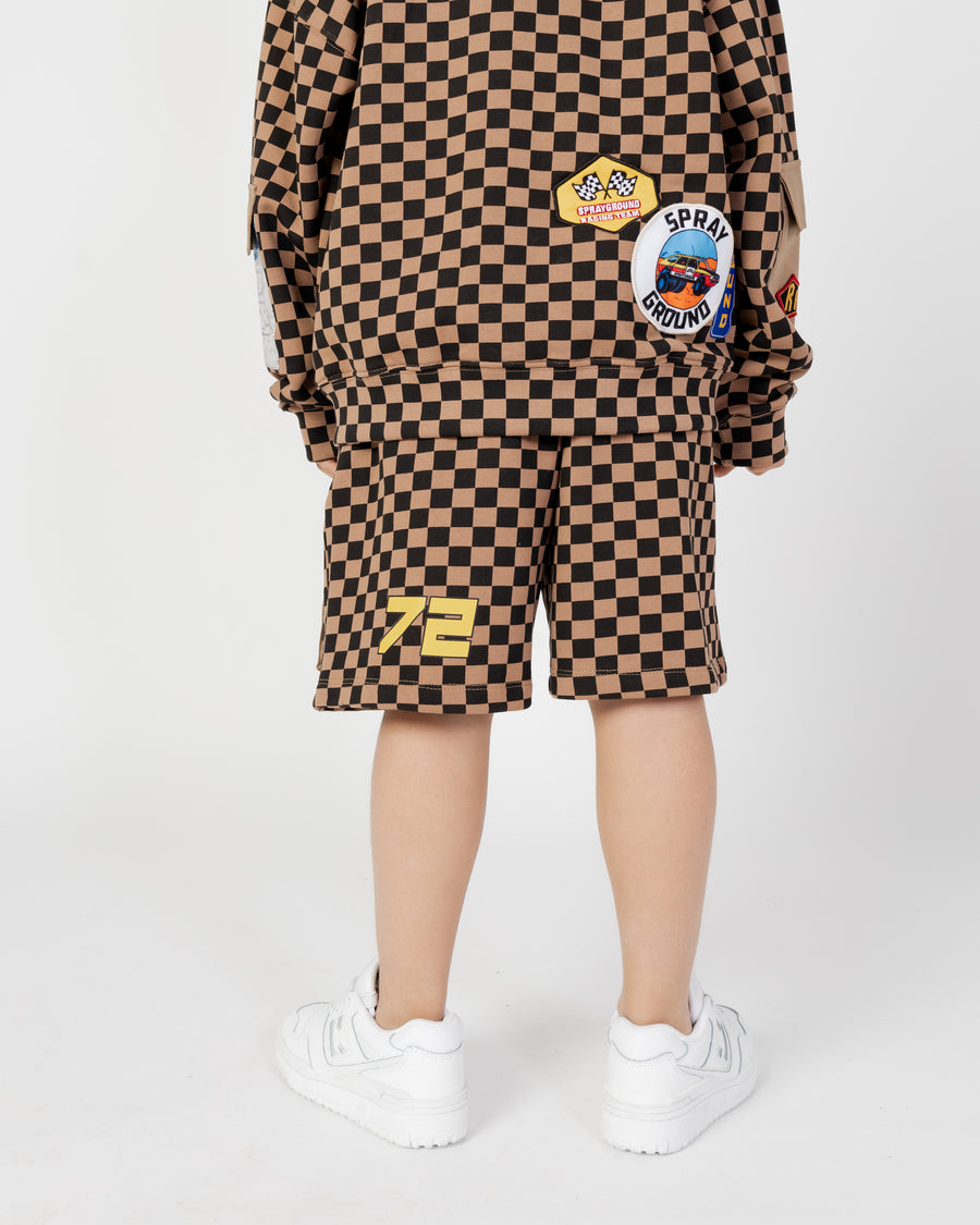 Image of Юношески Къс панталон SPRAYGROUND DAKAR CHECKSHORTS - Ballistic-sport