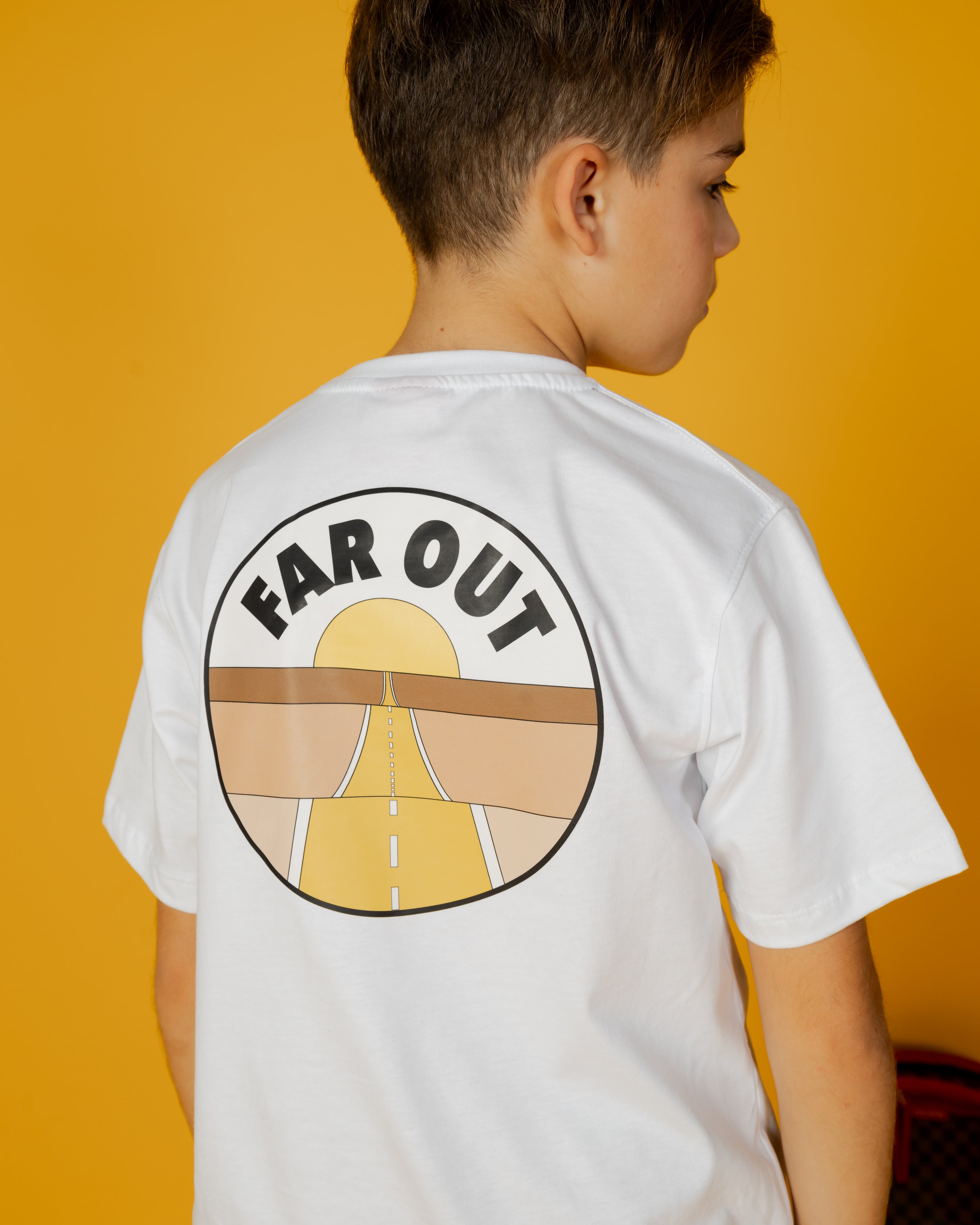 Image of Детска Тениска SPRAYGROUND DAKAR T-SHIRT WHT - Ballistic-sport