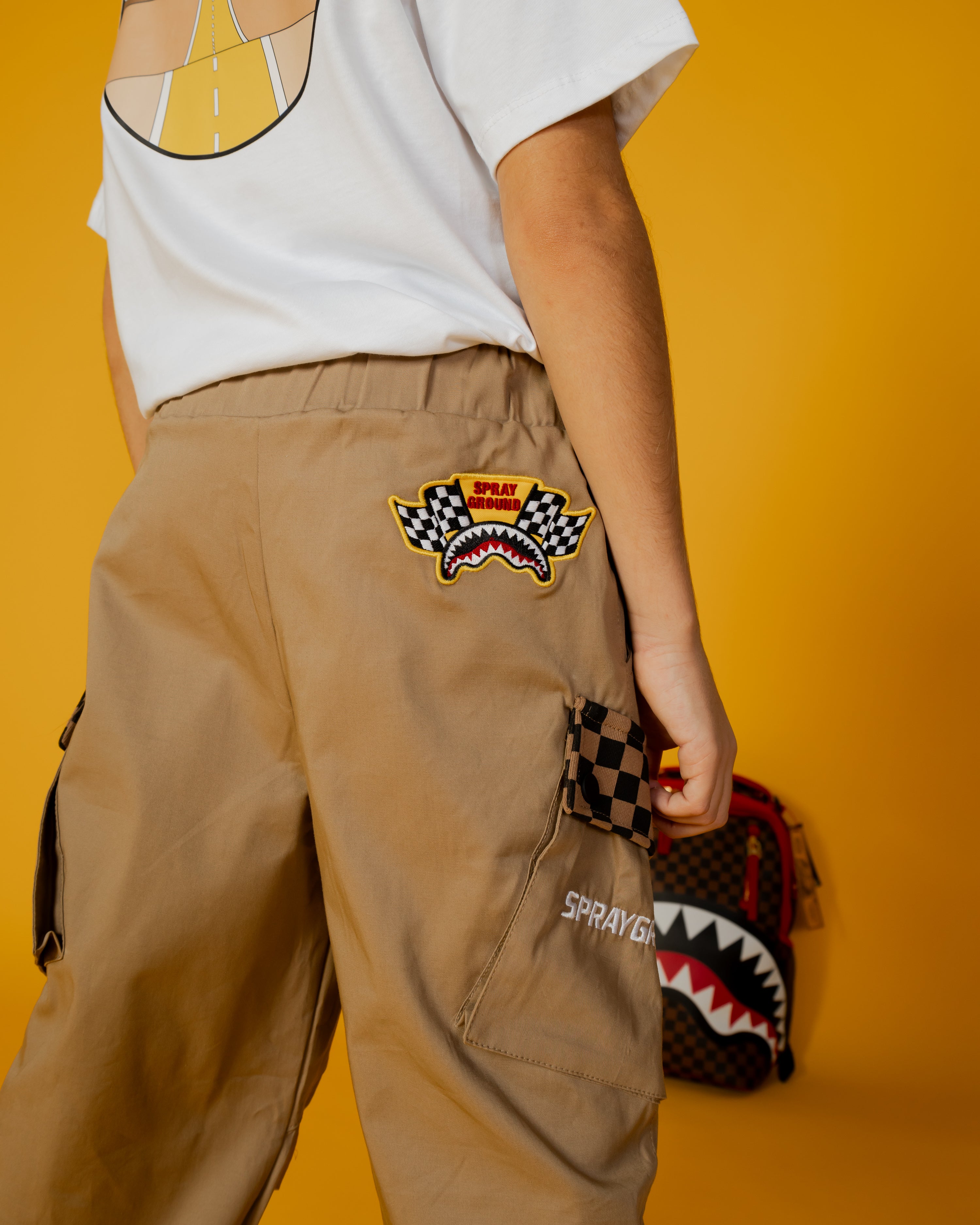 Image of Детска Тениска SPRAYGROUND DAKAR T-SHIRT WHT - Ballistic-sport