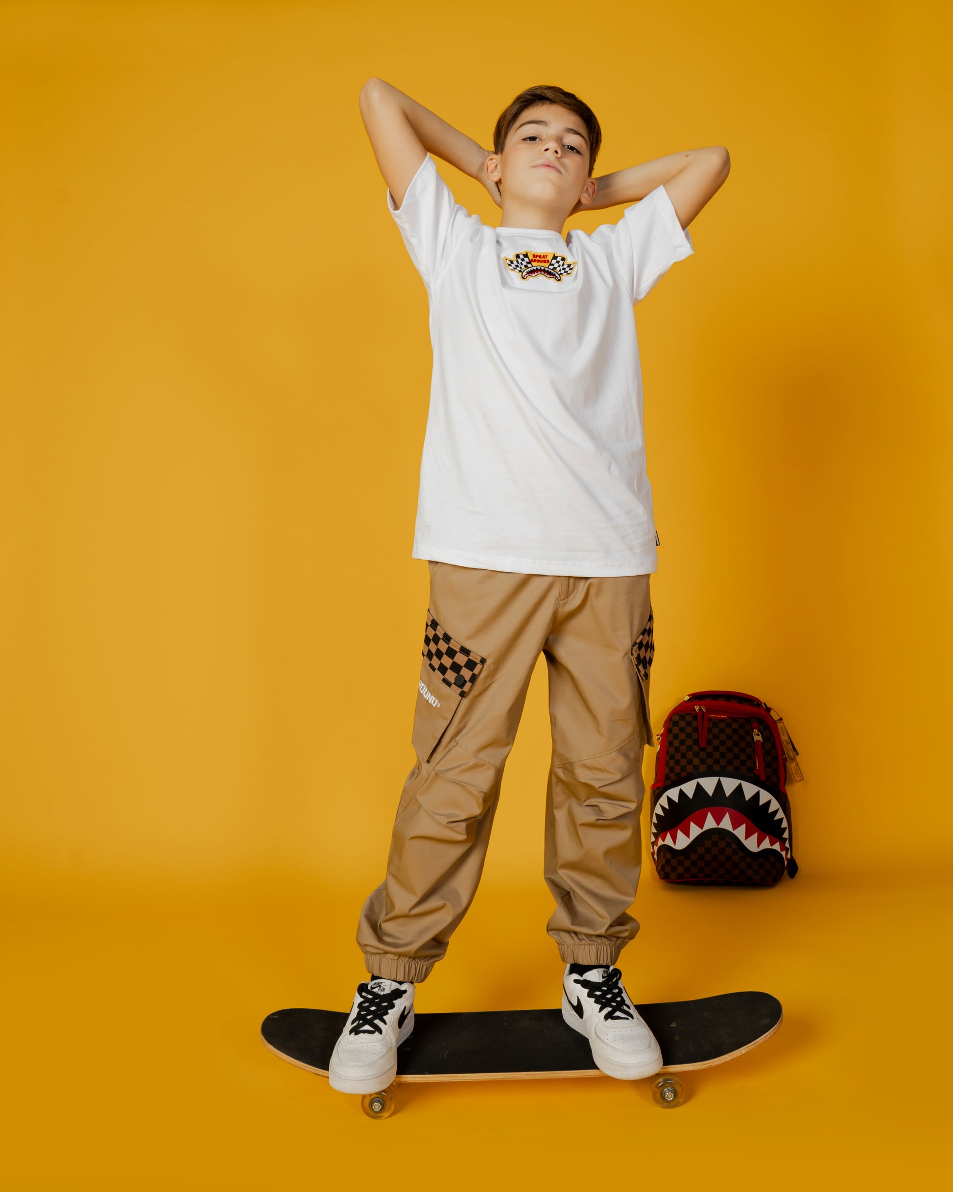 Детска Тениска SPRAYGROUND DAKAR T-SHIRT WHT - Ballistic-sport
