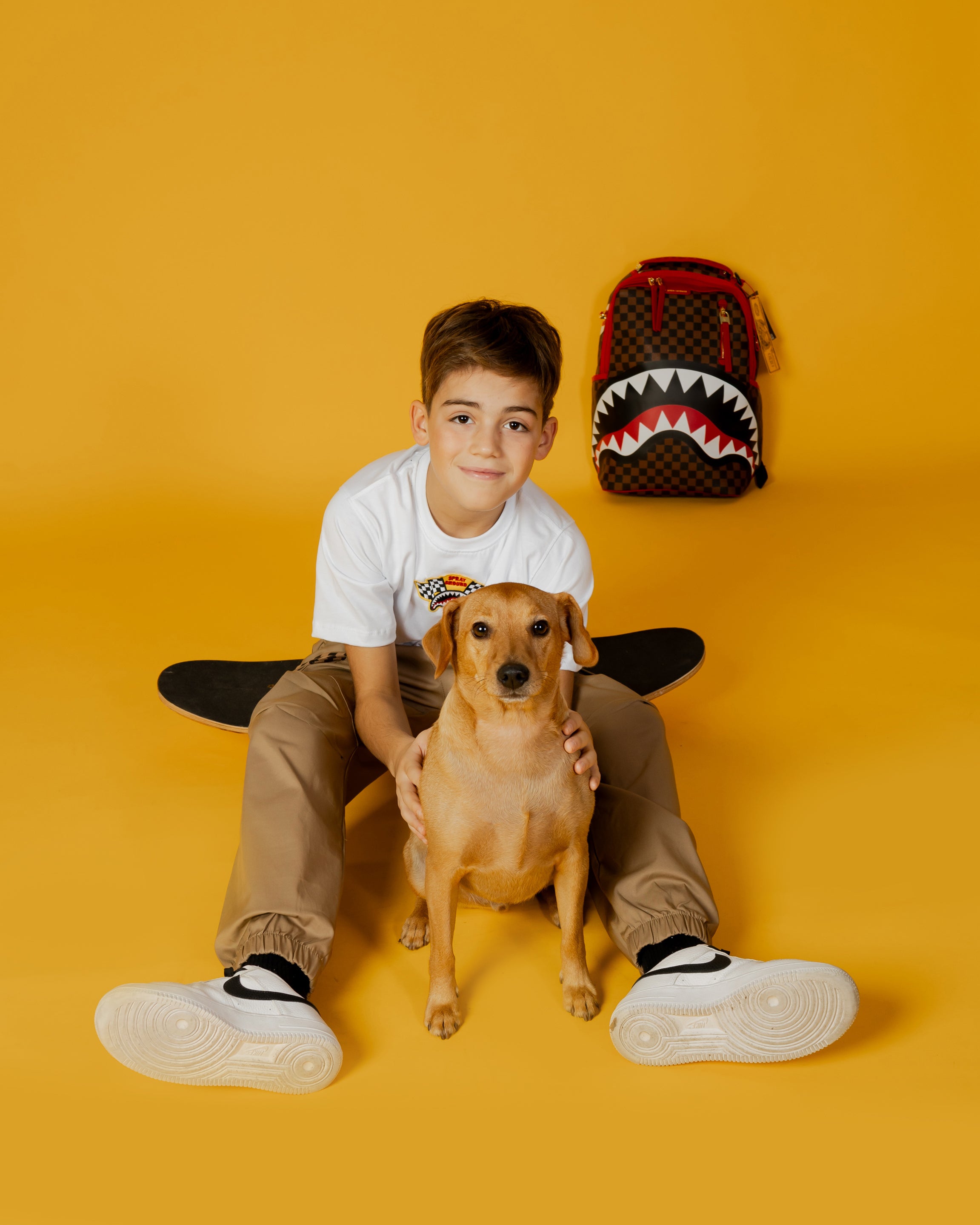 Image of Детска Тениска SPRAYGROUND DAKAR T-SHIRT WHT - Ballistic-sport