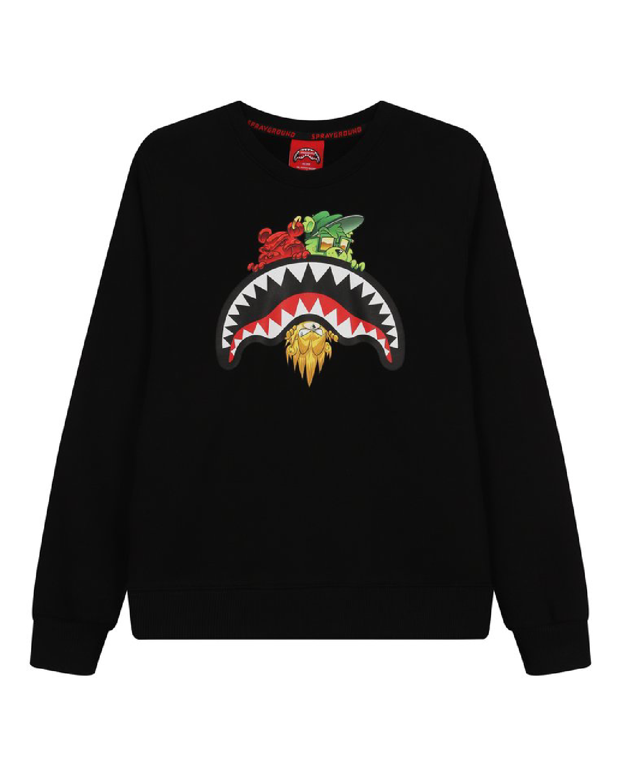 Унисекс Суитшърт SPRAYGROUND SHARKS IN PARIS CHARACTERS SNEAKIN CREW B