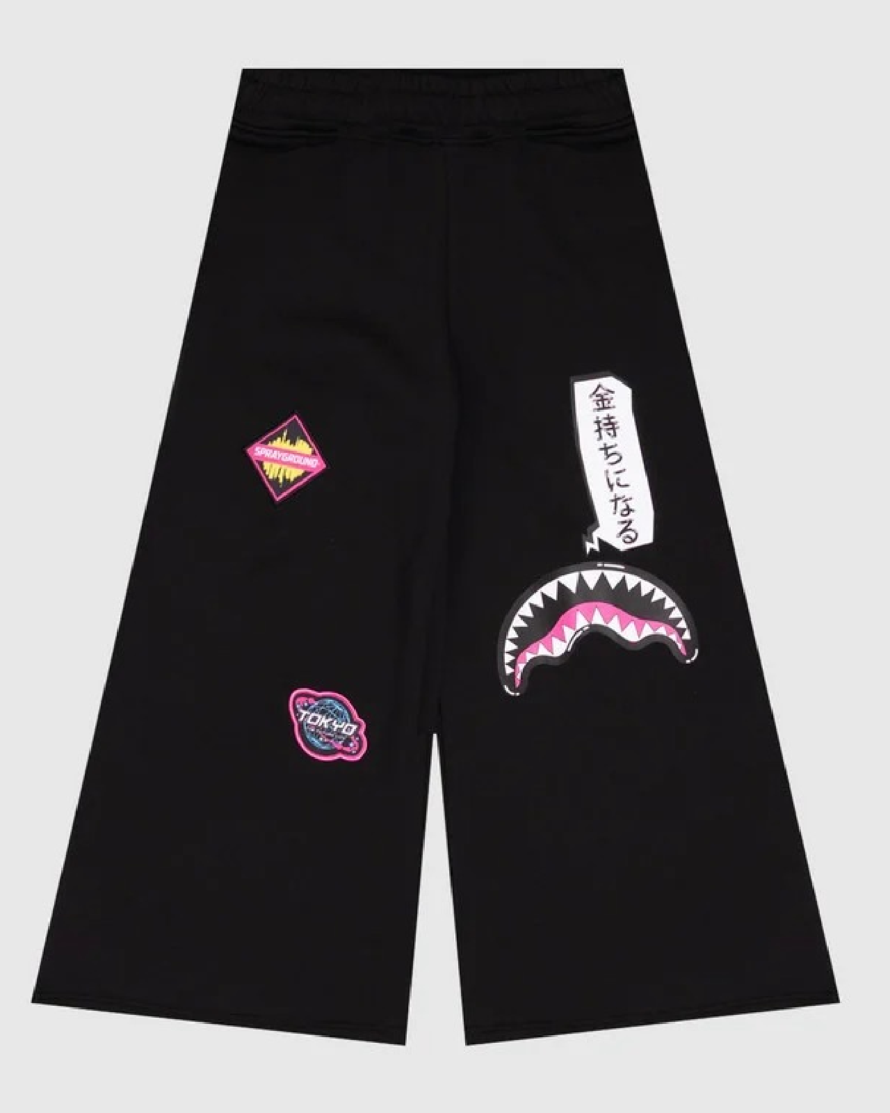Image of Детски Панталон SPRAYGROUND SHARK IN JAPAN PANTS BLACK