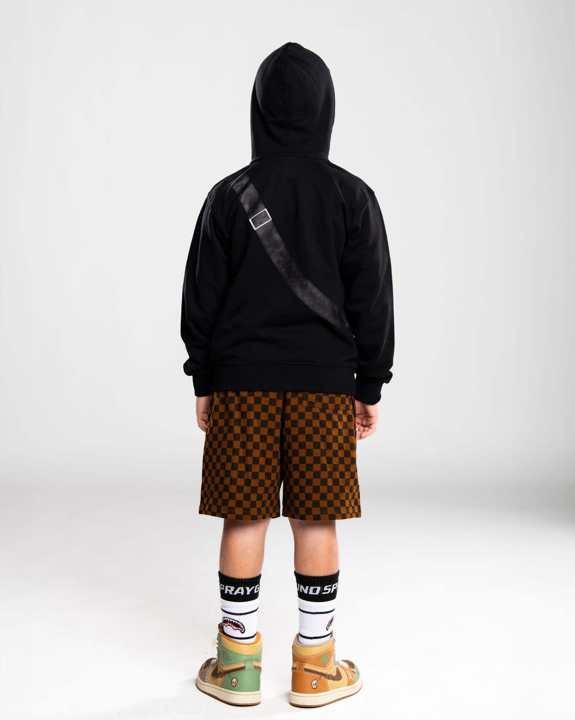 Детски Къс панталон SPRAYGROUND CHECKERED RN SHORTS