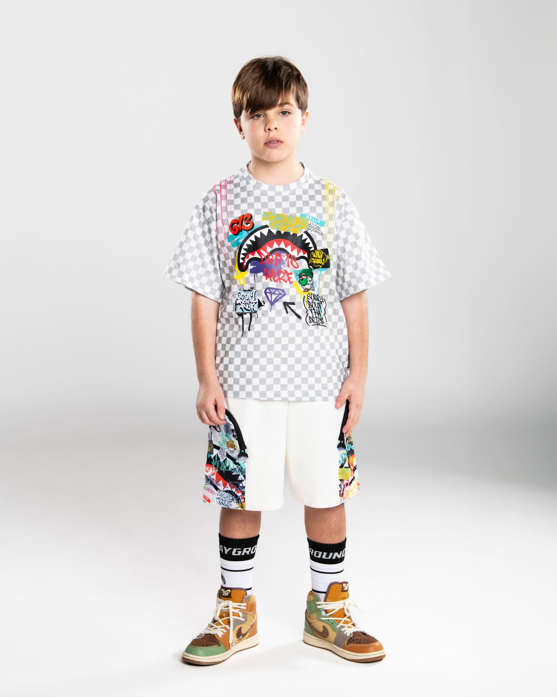 Детска Тениска SPRAYGROUND SHARKS IN THE RIZZ OVER T-SHIRT