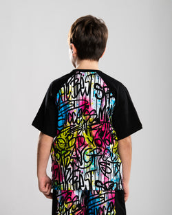 Image of Детски Къс панталон SPRAYGROUND STREET ART SHORTS